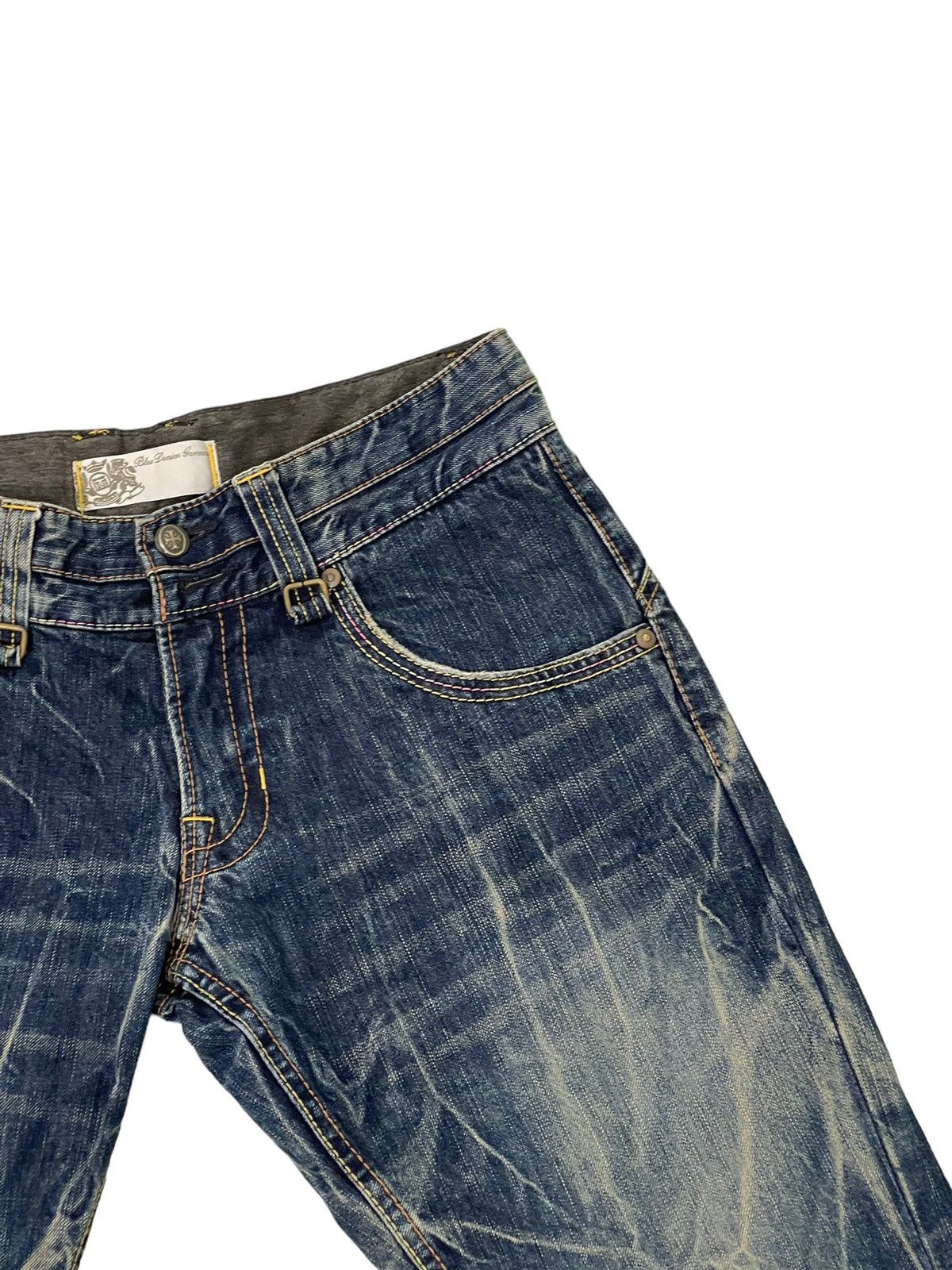 Japanese Brand Acid Wash Jeans Lightning⚡️BDG Denim Regular 5🟦 Size US 31 - 18 Thumbnail
