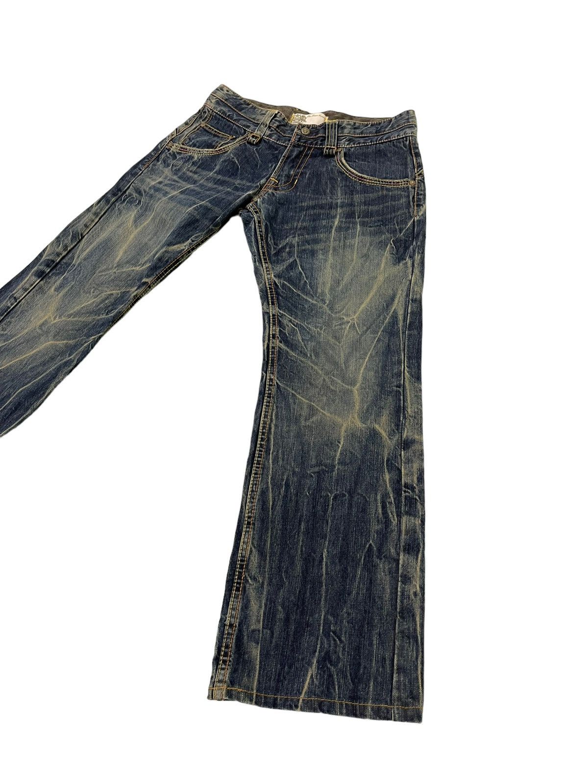 Japanese Brand Acid Wash Jeans Lightning⚡️BDG Denim Regular 5🟦 Size US 31 - 12 Thumbnail