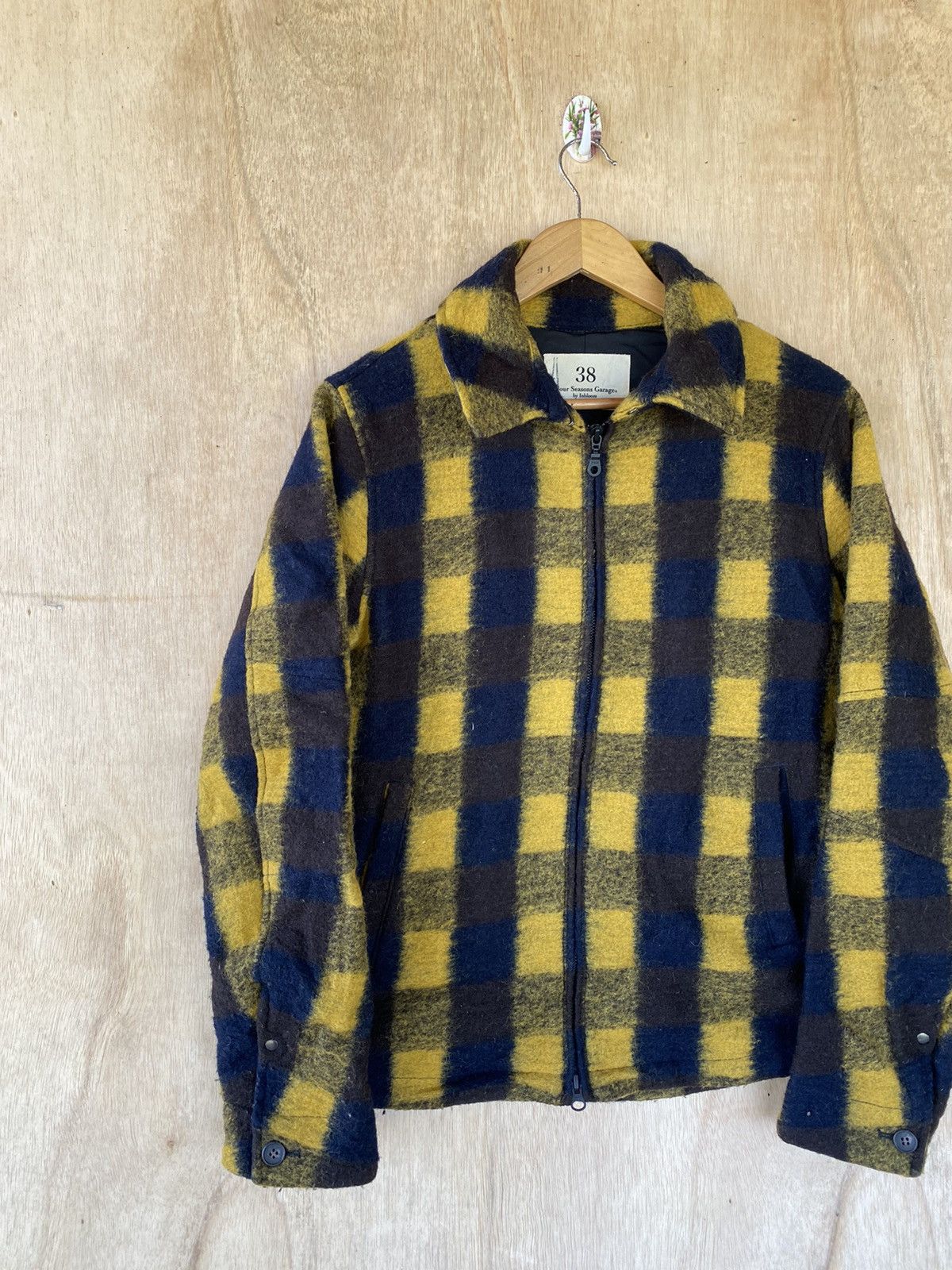 Japanese Brand 🔥SALE🔥FOUR SEASONS GARAGE BY INBLOOM WOOL JACKET Size US S / EU 44-46 / 1 - 4 Thumbnail