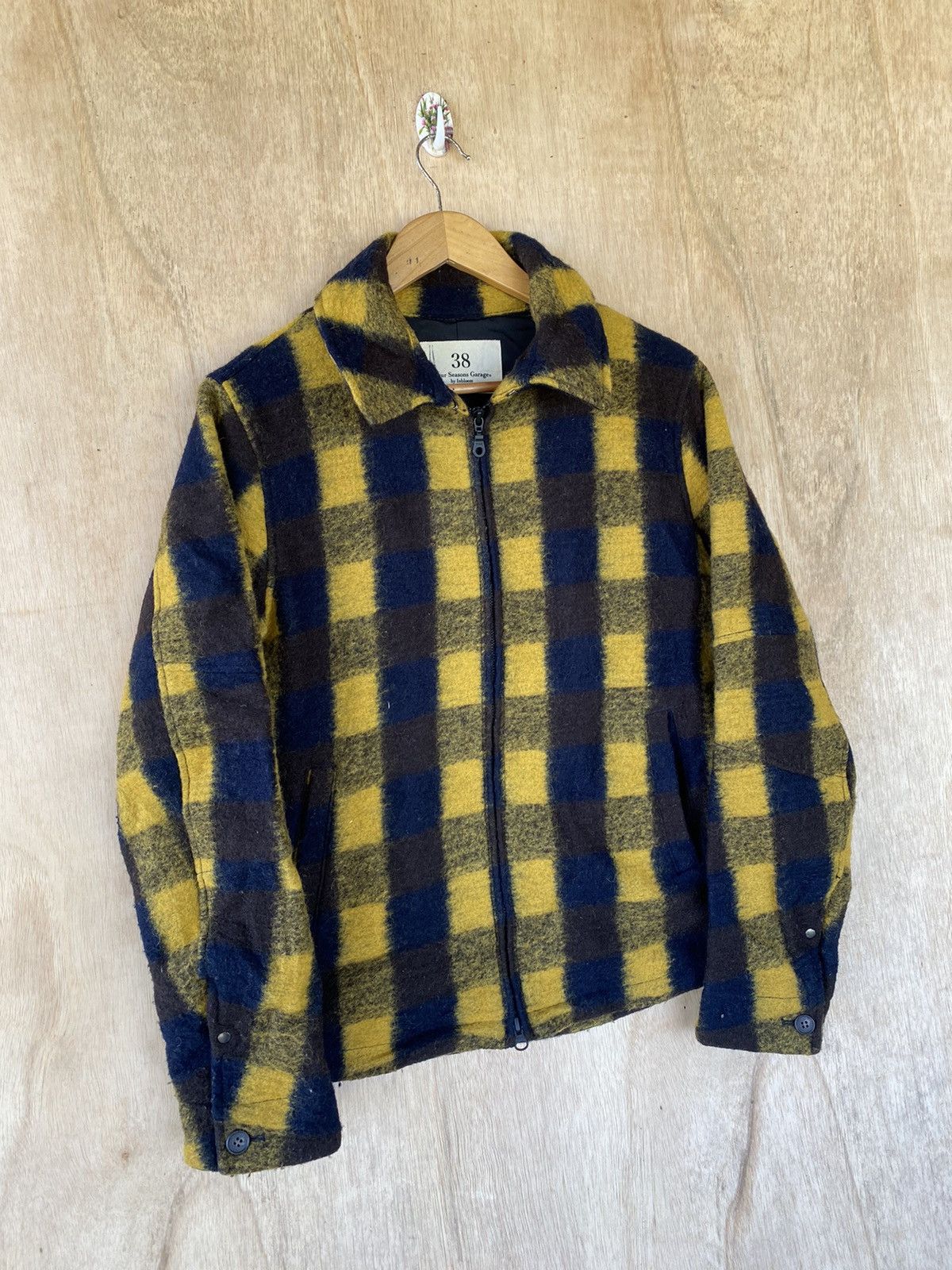 Japanese Brand 🔥SALE🔥FOUR SEASONS GARAGE BY INBLOOM WOOL JACKET Size US S / EU 44-46 / 1 - 3 Thumbnail