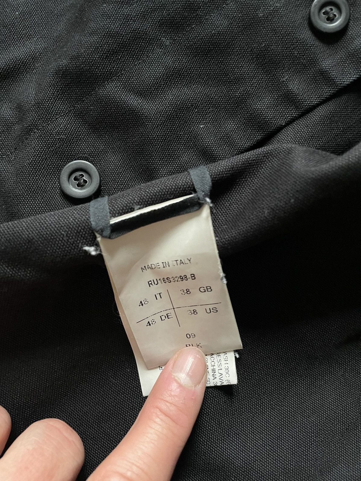 Rick Owens SS16 Cyclops Shortsleeved Magnum shirt Size US M / EU 48-50 / 2 - 4 Thumbnail