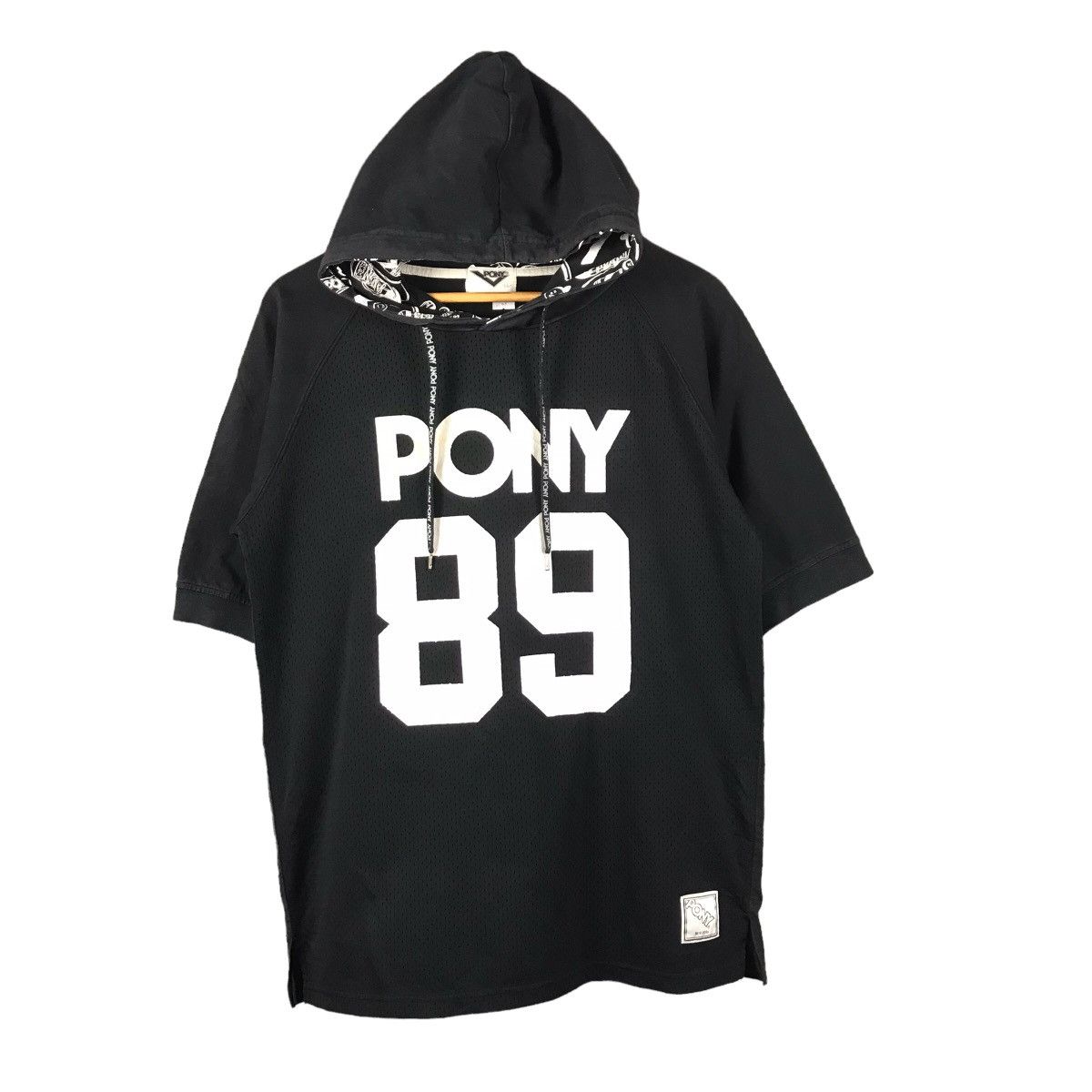 PONY 89 STREETWEAR HOODIES SHORT SLEEVE