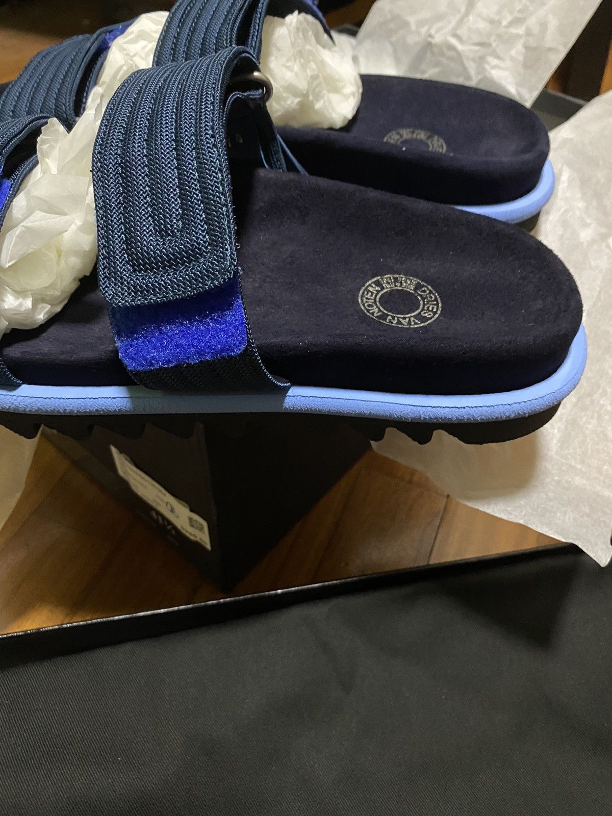 Designer × Dries Van Noten Dries Van Noten SS20 Strap Flat Runway Sandals Size US 8.5 / EU 41-42 - 6 Thumbnail