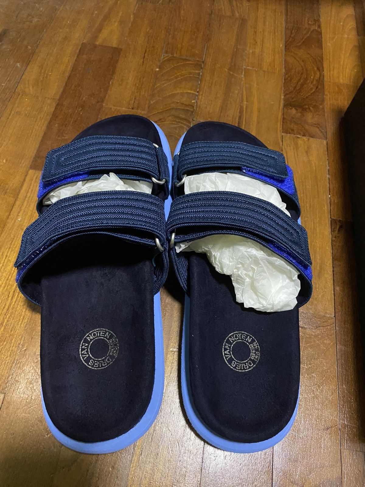 Designer × Dries Van Noten Dries Van Noten SS20 Strap Flat Runway Sandals Size US 8.5 / EU 41-42 - 9 Thumbnail