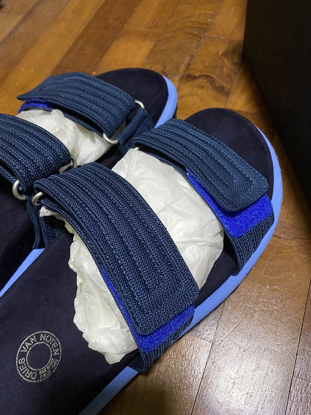 Designer × Dries Van Noten Dries Van Noten SS20 Strap Flat Runway Sandals Size US 8.5 / EU 41-42 - 16 Thumbnail
