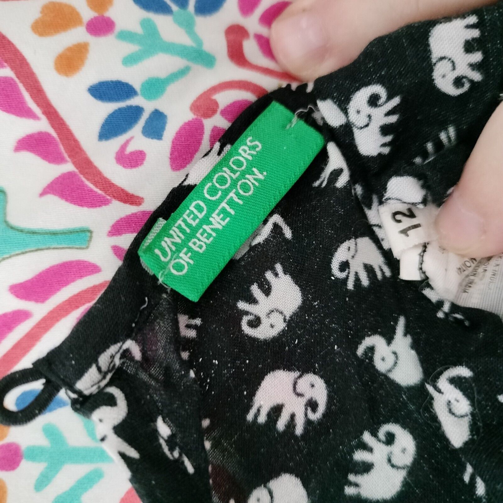 Designer United Colors Of Benetton Playsuit Romper Animal Print Size 30" / US 8 / IT 44 - 4 Thumbnail