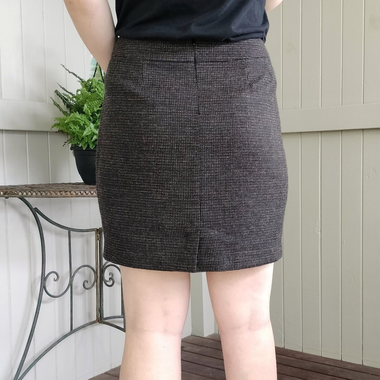 Man Made In Australia × Vintage Vintage Portmans Knit Pleated High Waist Skirt Size 34" / US 12 / IT 48 - 2 Thumbnail