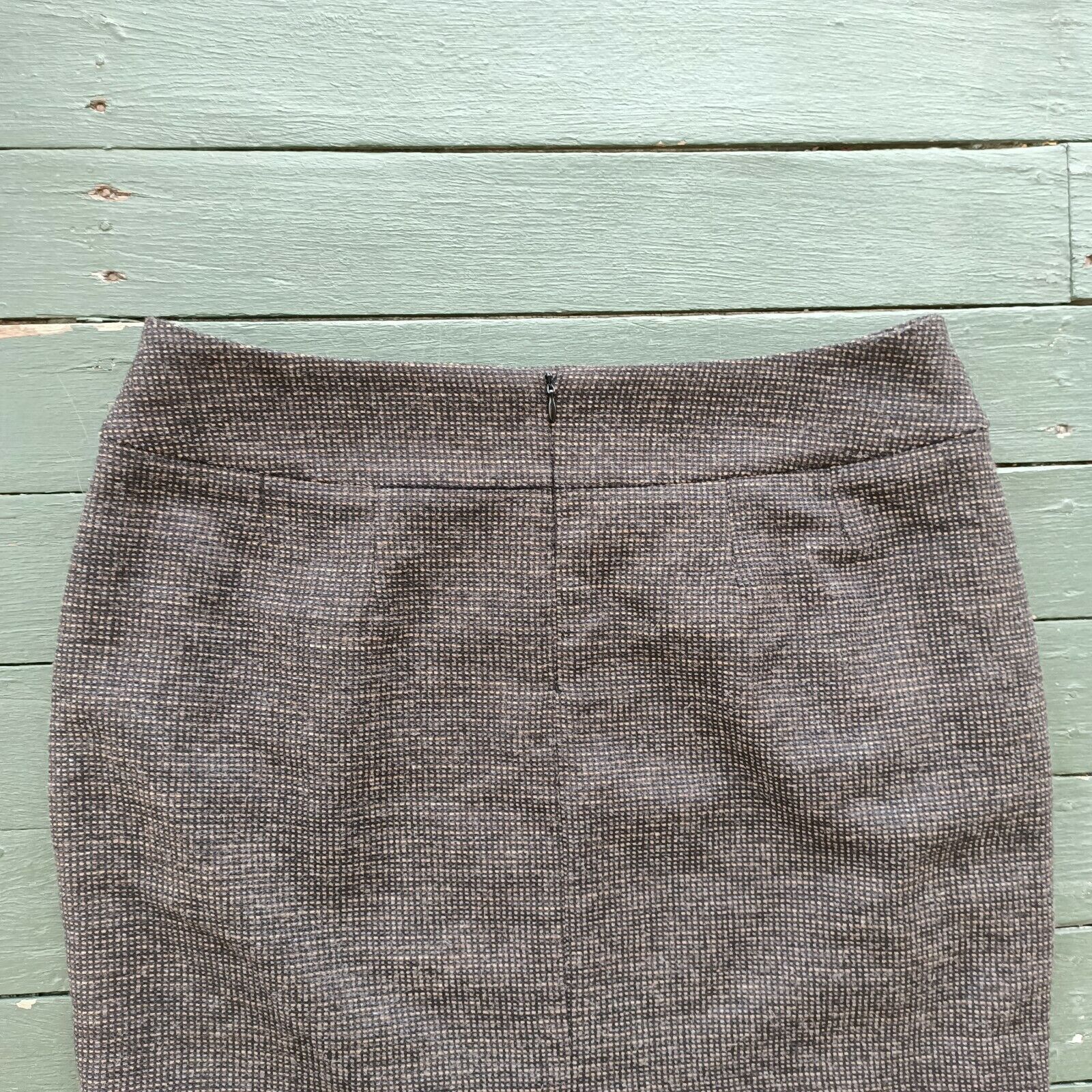 Man Made In Australia × Vintage Vintage Portmans Knit Pleated High Waist Skirt Size 34" / US 12 / IT 48 - 6 Thumbnail