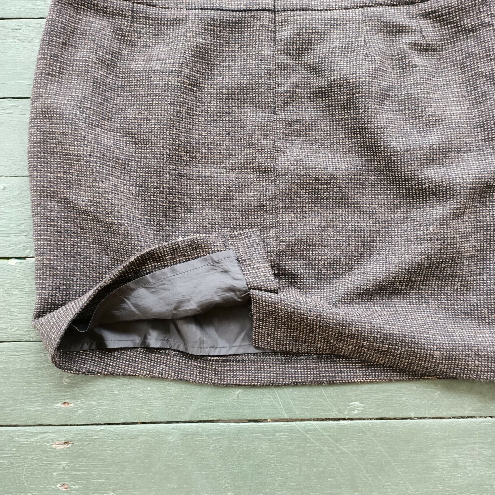 Man Made In Australia × Vintage Vintage Portmans Knit Pleated High Waist Skirt Size 34" / US 12 / IT 48 - 7 Thumbnail