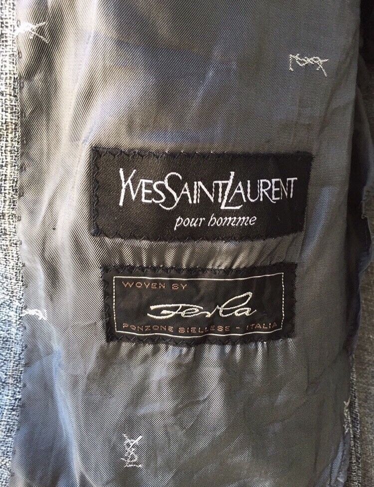 Yves Saint Laurent 🔥YSL Pour Homme Italia Relaxing Cotton Jacket Size US S / EU 44-46 / 1 - 7 Thumbnail