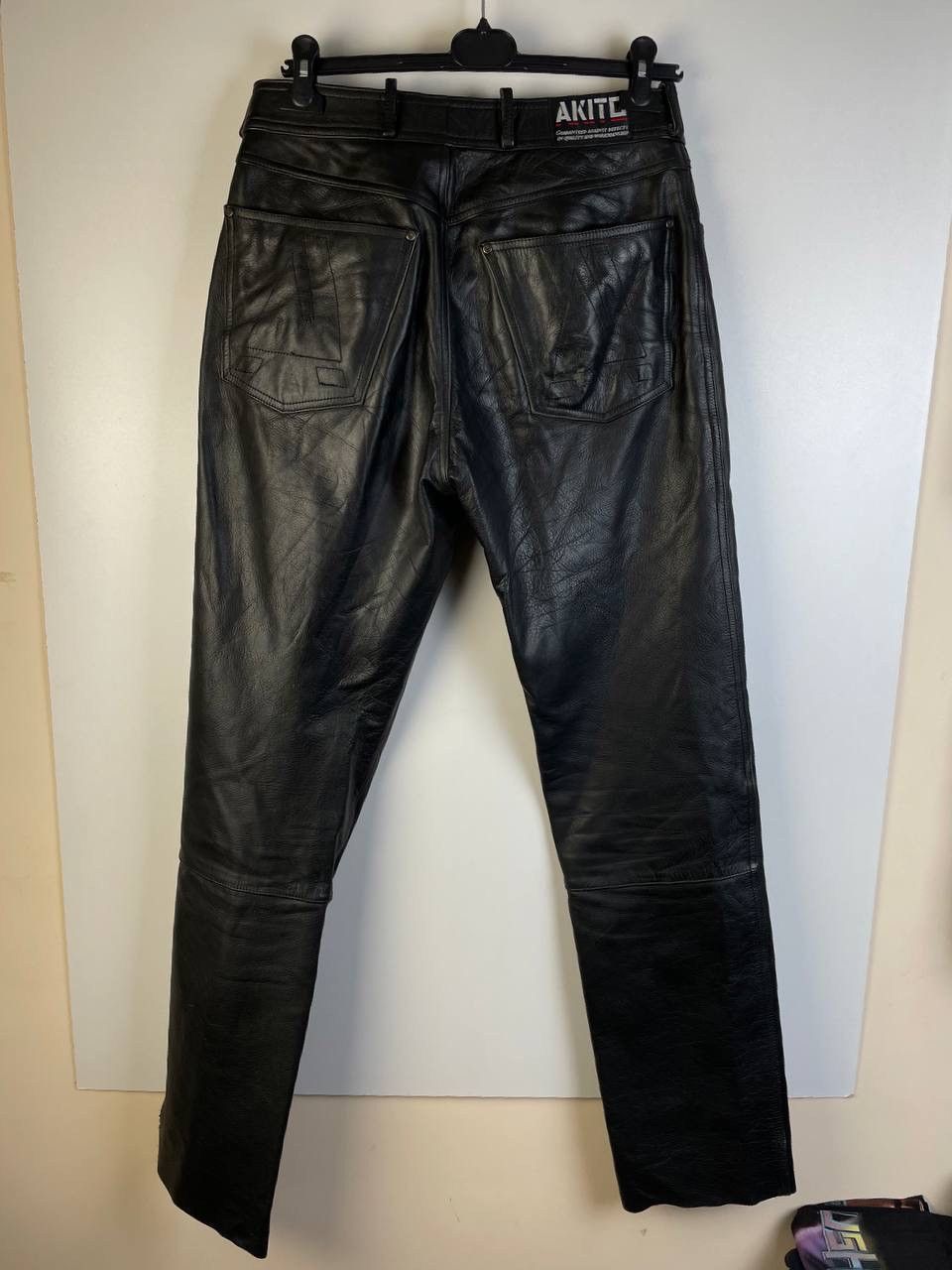 Leather Akito Leather vintage Travis Scott Pants size 32 Size US 32 / EU 48 - 5 Thumbnail