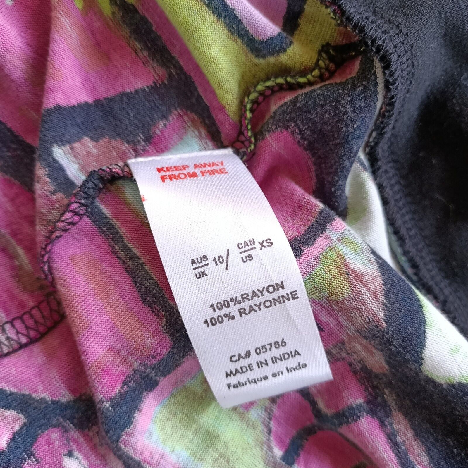 Designer Vintage Y2K Orientique Cardigan Pink Floral Knit Button Up Size M / US 6-8 / IT 42-44 - 7 Thumbnail