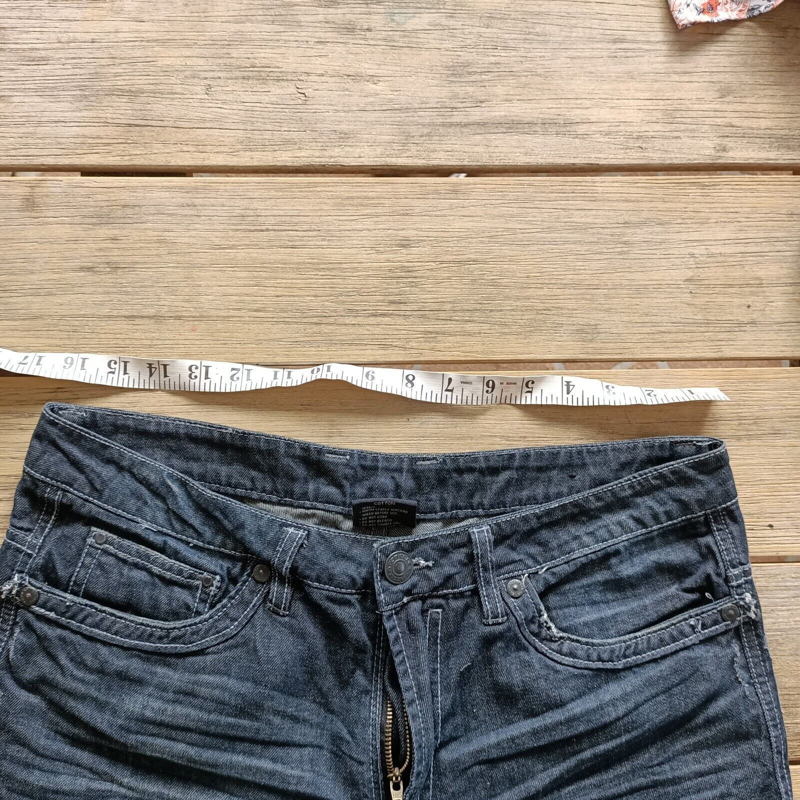 Vintage Vintage Y2K 2000s Shorts Jorts Mens Blue Denim Size US 34 / EU 50 - 10 Thumbnail