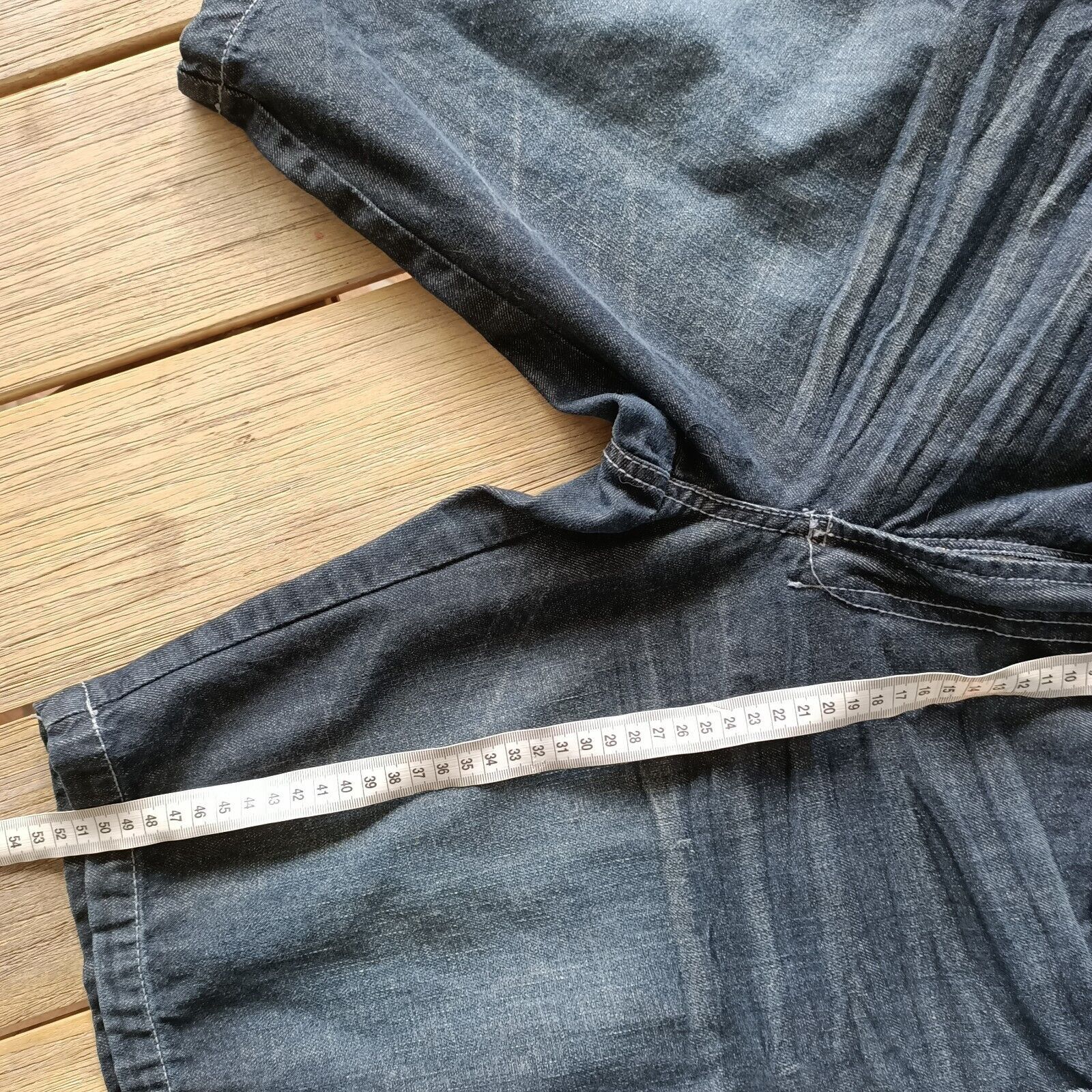 Vintage Vintage Y2K 2000s Shorts Jorts Mens Blue Denim Size US 34 / EU 50 - 11 Thumbnail