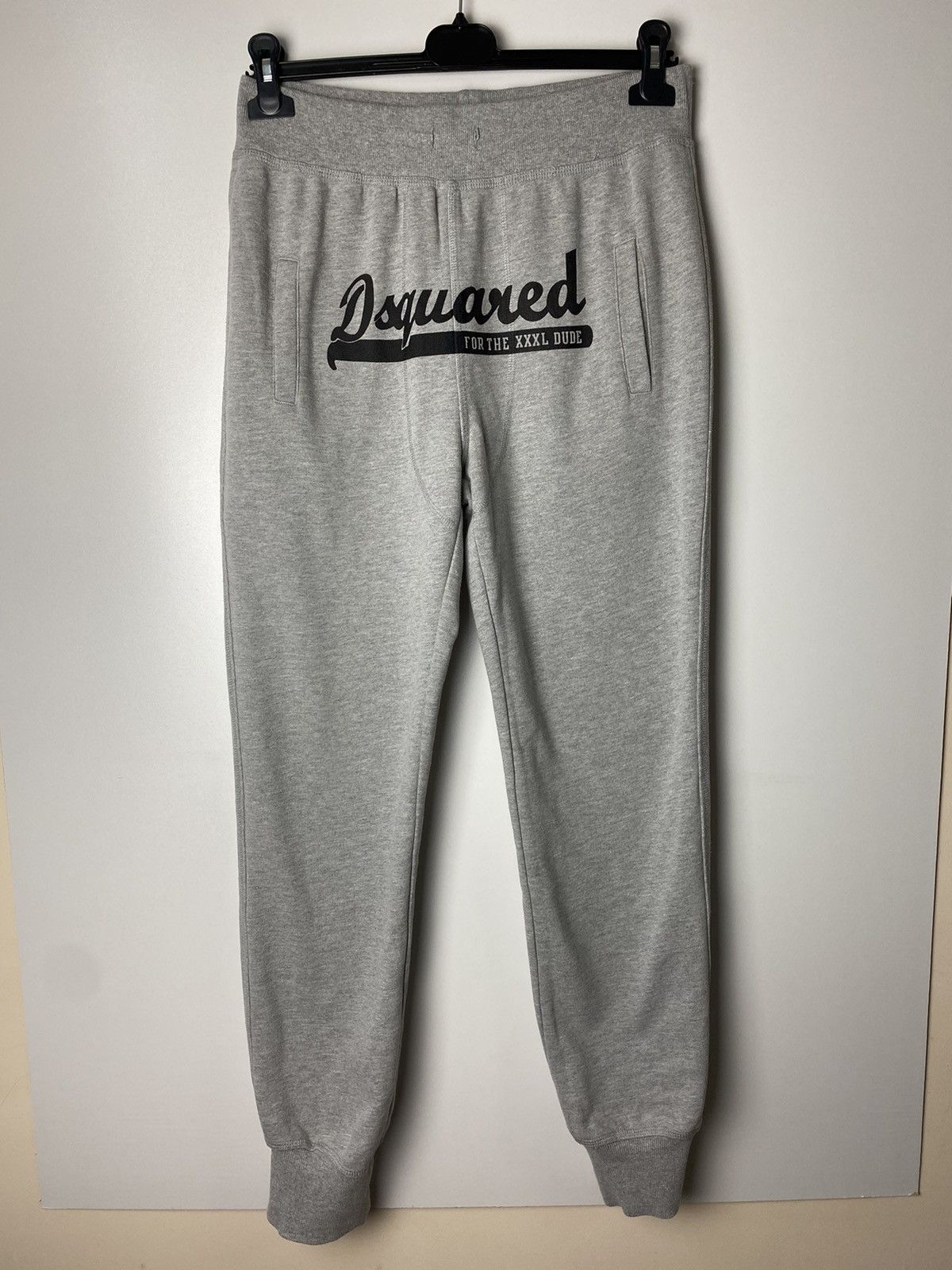 image of Dsquared2 Luxury Pants Size XL in Grey, Men's