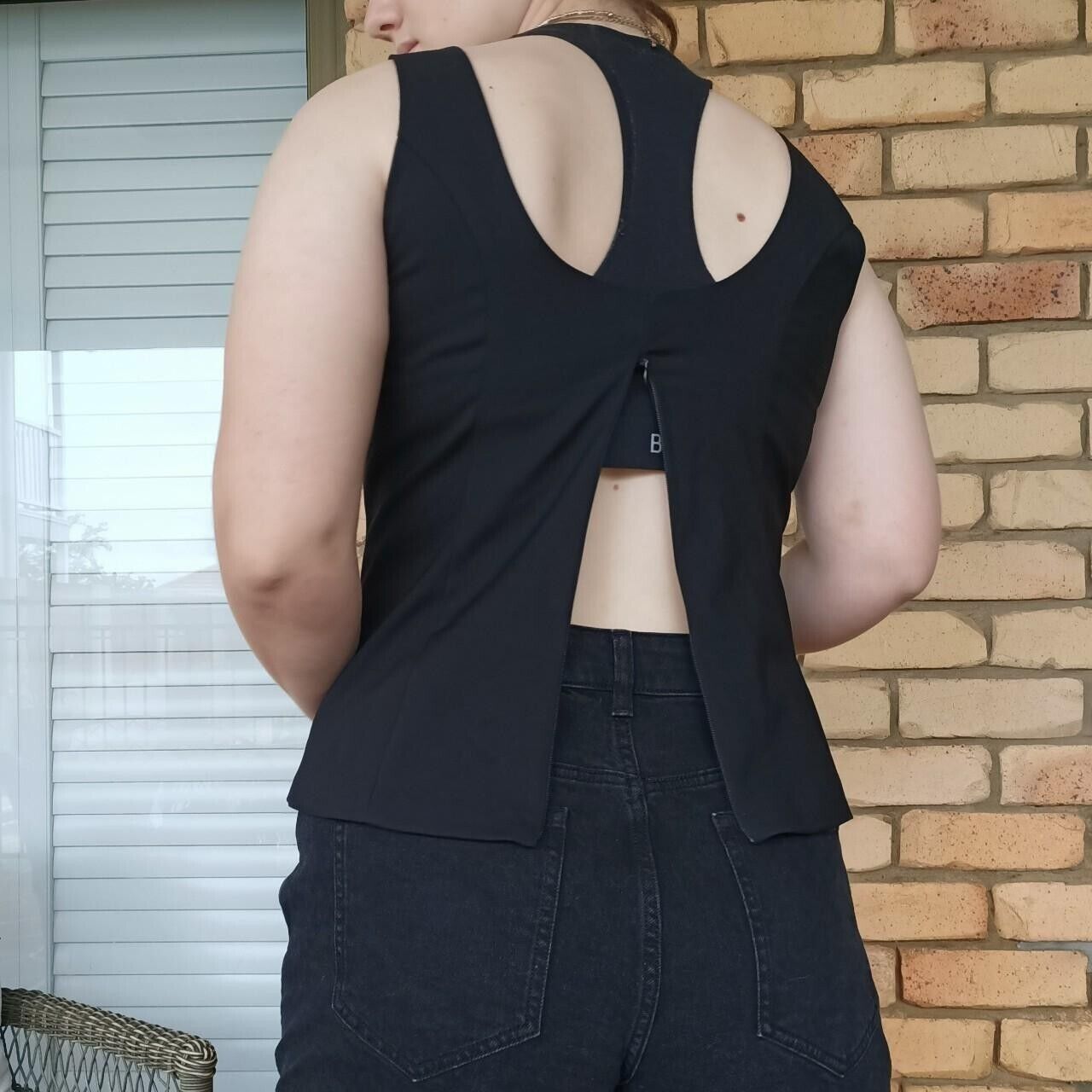 Review Review Corset Top Black Sweetheart Fitted Retro Zip Back Size M / US 6-8 / IT 42-44 - 3 Thumbnail