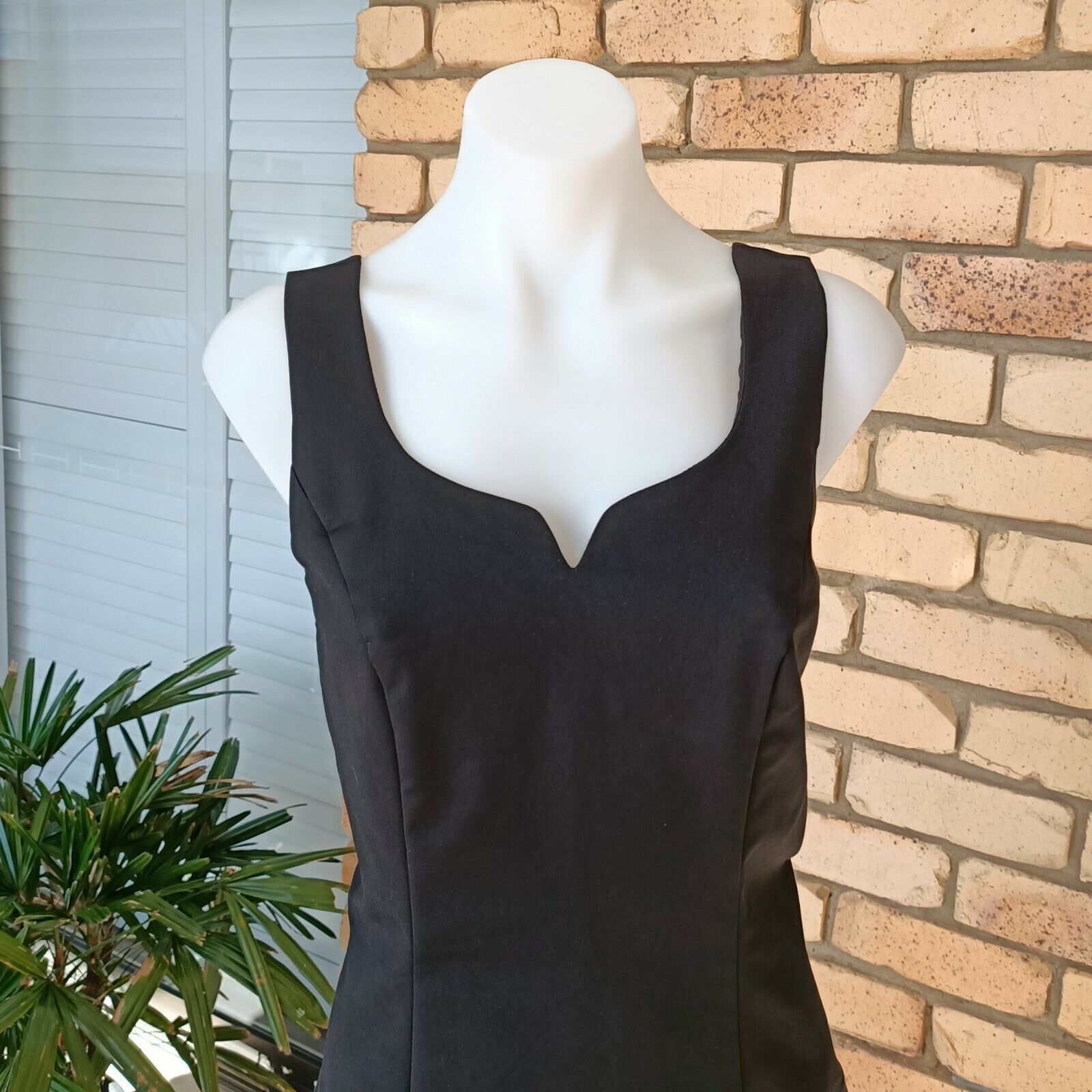 Review Review Corset Top Black Sweetheart Fitted Retro Zip Back Size M / US 6-8 / IT 42-44 - 4 Thumbnail