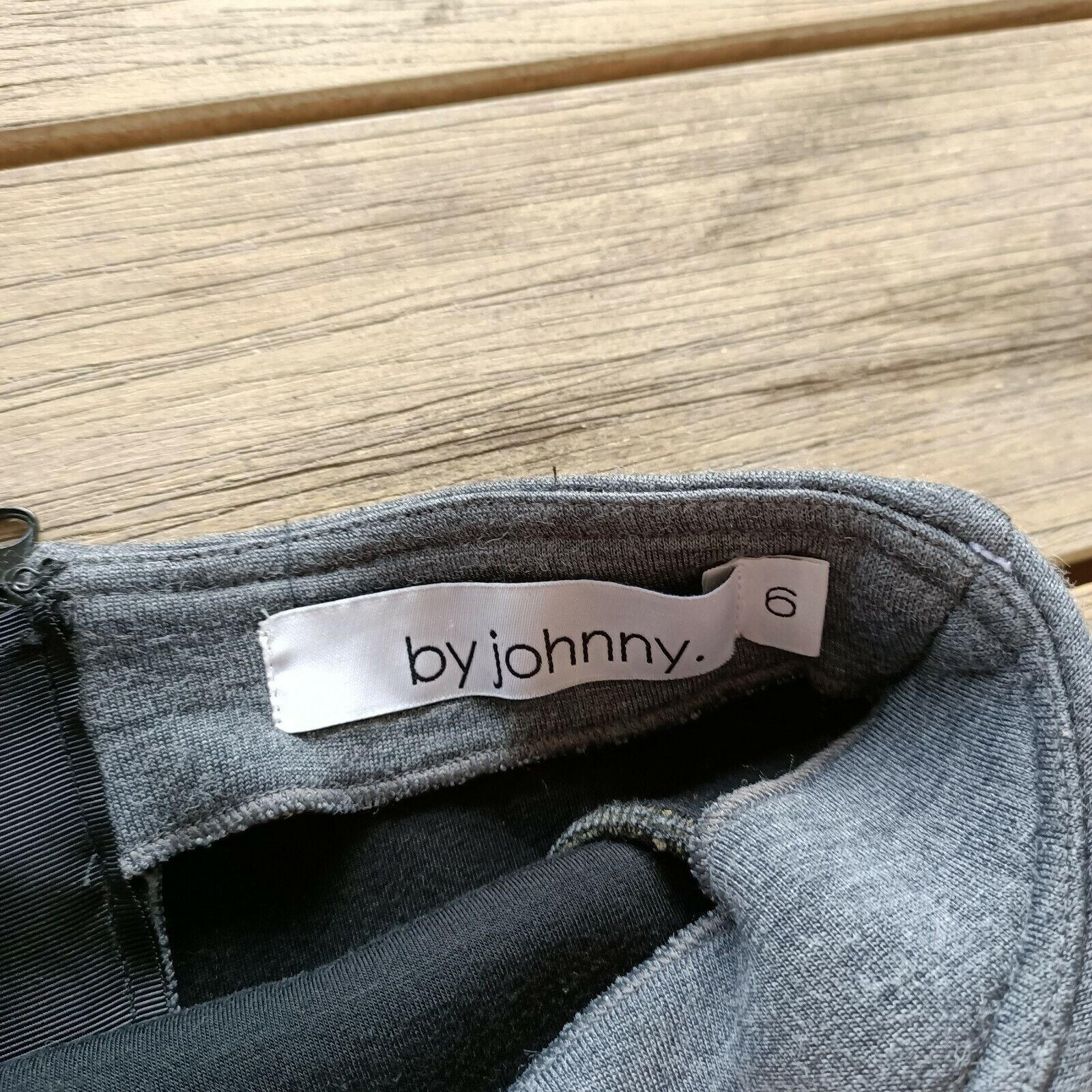 Designer By Johnny Size 6 Dress Grey 100% Merino Wool Size XS / US 0-2 / IT 36-38 - 6 Thumbnail