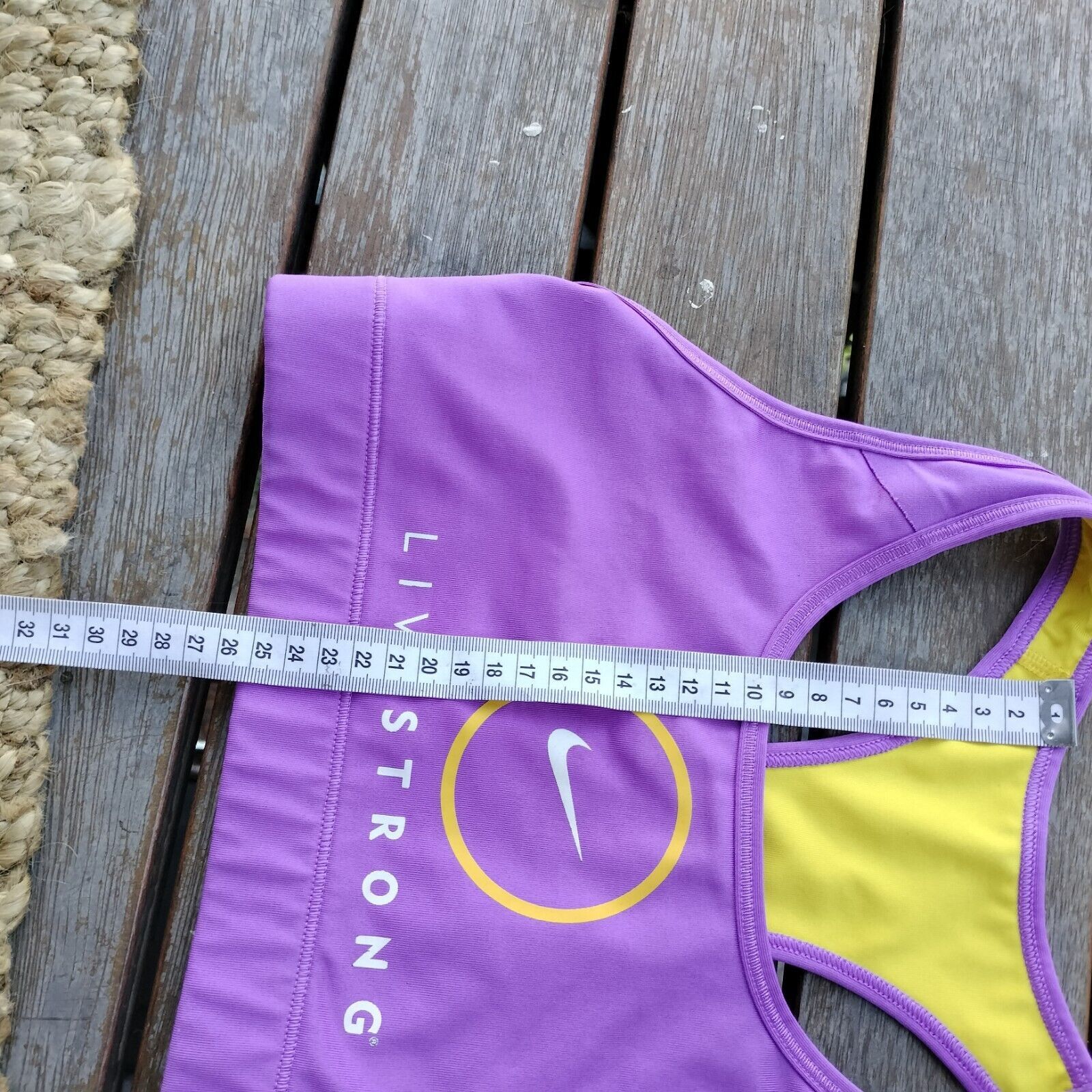 Nike Nike Livestrong Sports Bra Racerback Activewear Gym Running Size XS / US 0-2 / IT 36-38 - 8 Thumbnail
