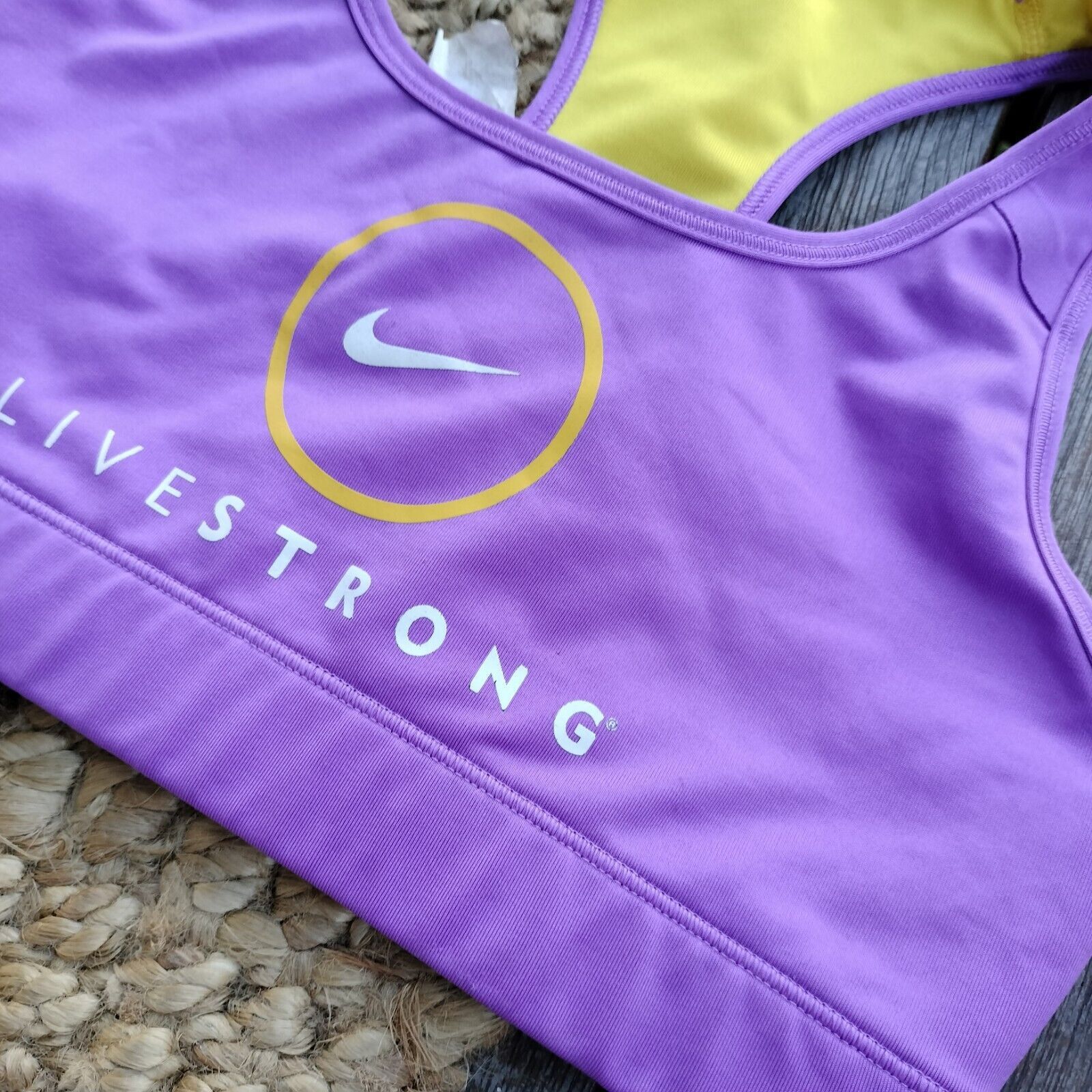 Nike Nike Livestrong Sports Bra Racerback Activewear Gym Running Size XS / US 0-2 / IT 36-38 - 5 Thumbnail