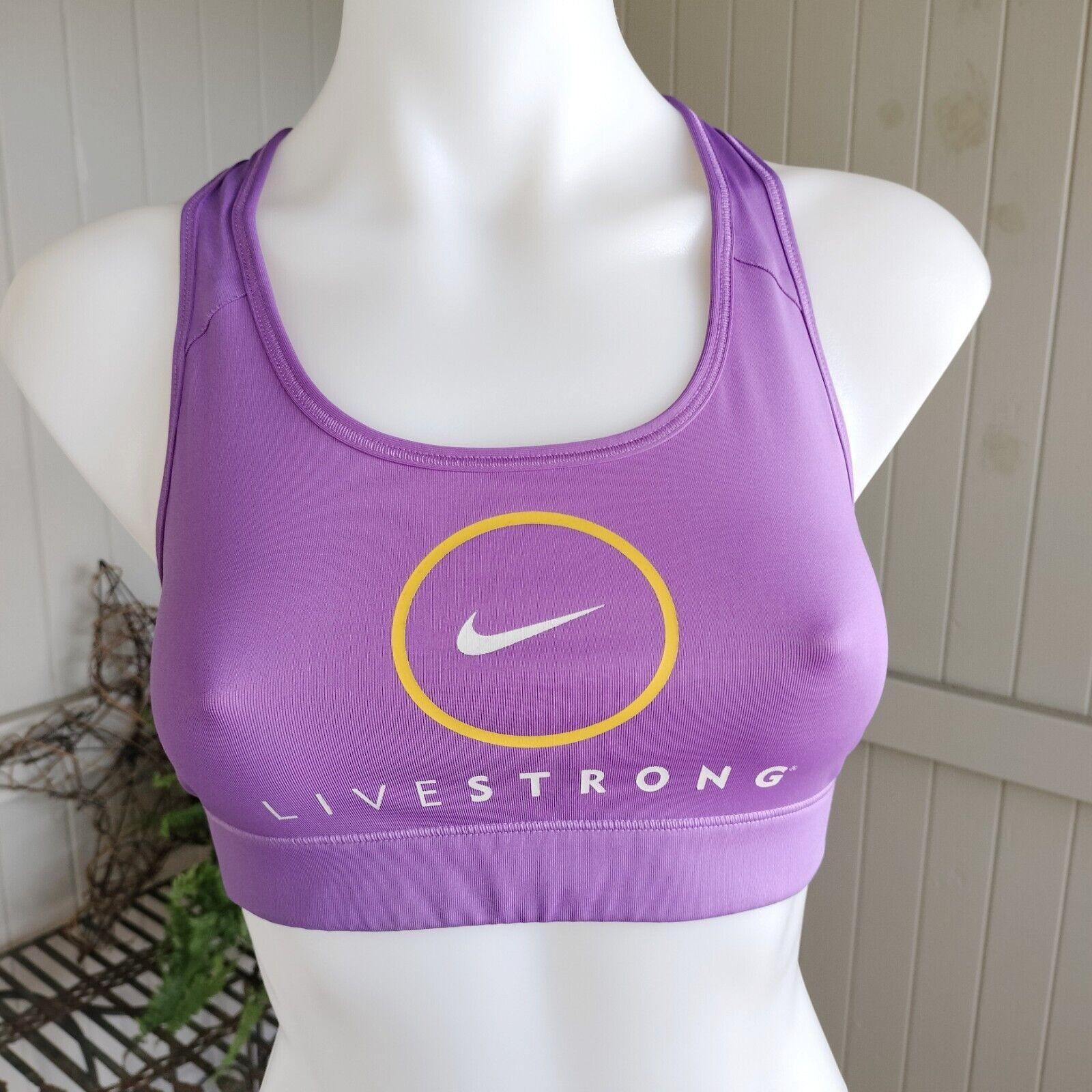 Nike Nike Livestrong Sports Bra Racerback Activewear Gym Running Size XS / US 0-2 / IT 36-38 - 2 Thumbnail