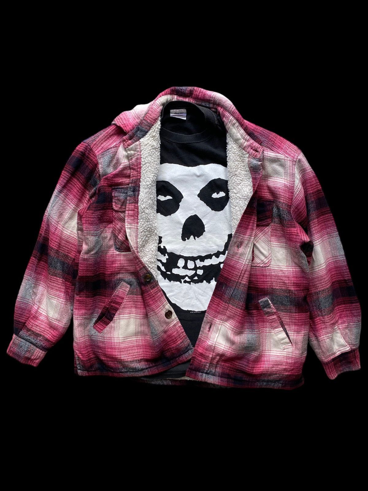 Flannel × Tornado Mart × Vintage GQFORD Checkered Plaid Jacket Kurt Cobain Style Size US L / EU 52-54 / 3 - 2 Thumbnail
