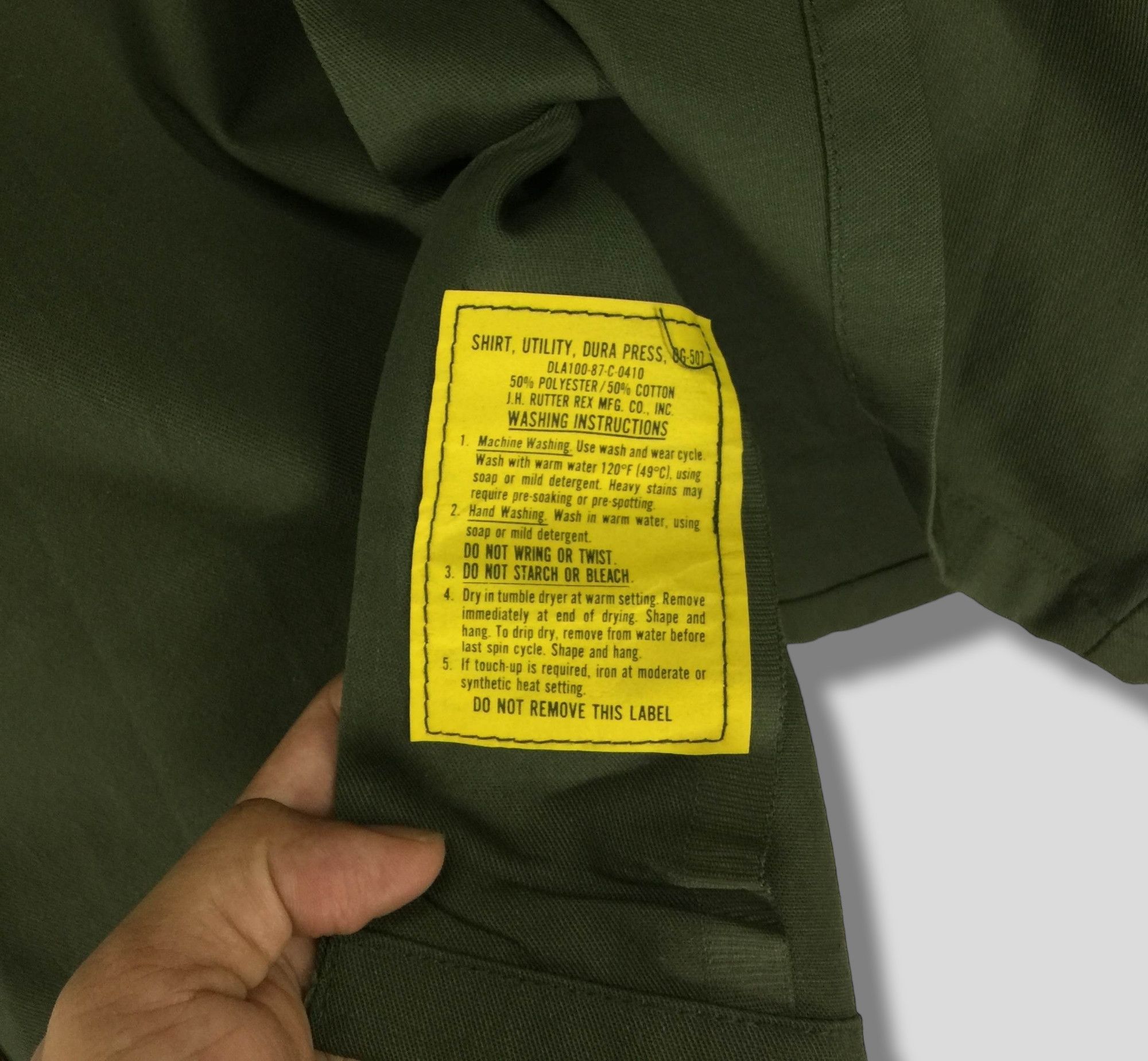 Vintage Vintage OG 507 US air force deadstock utility shirt Size US XS / EU 42 / 0 - 5 Thumbnail