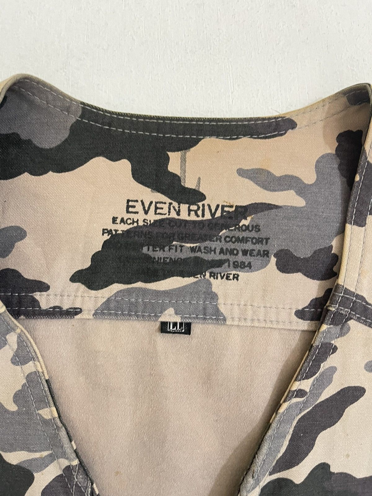 Japanese Brand × Vintage vintage techwear vest even river outdoor vest Size US L / EU 52-54 / 3 - 6 Thumbnail
