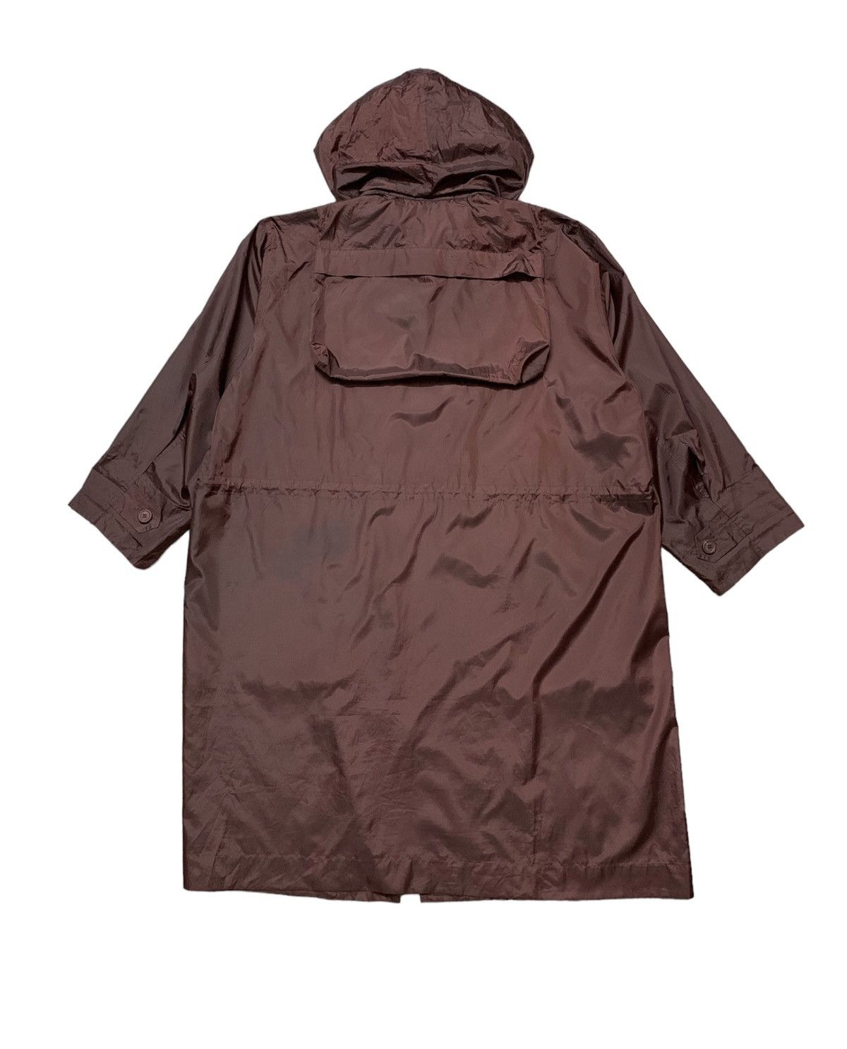Issey Miyake ISSEY MIYAKE WINDCOAT FOLDABLE PARKA OVERSIZED PLUM Size US L / EU 52-54 / 3 - 2 Thumbnail