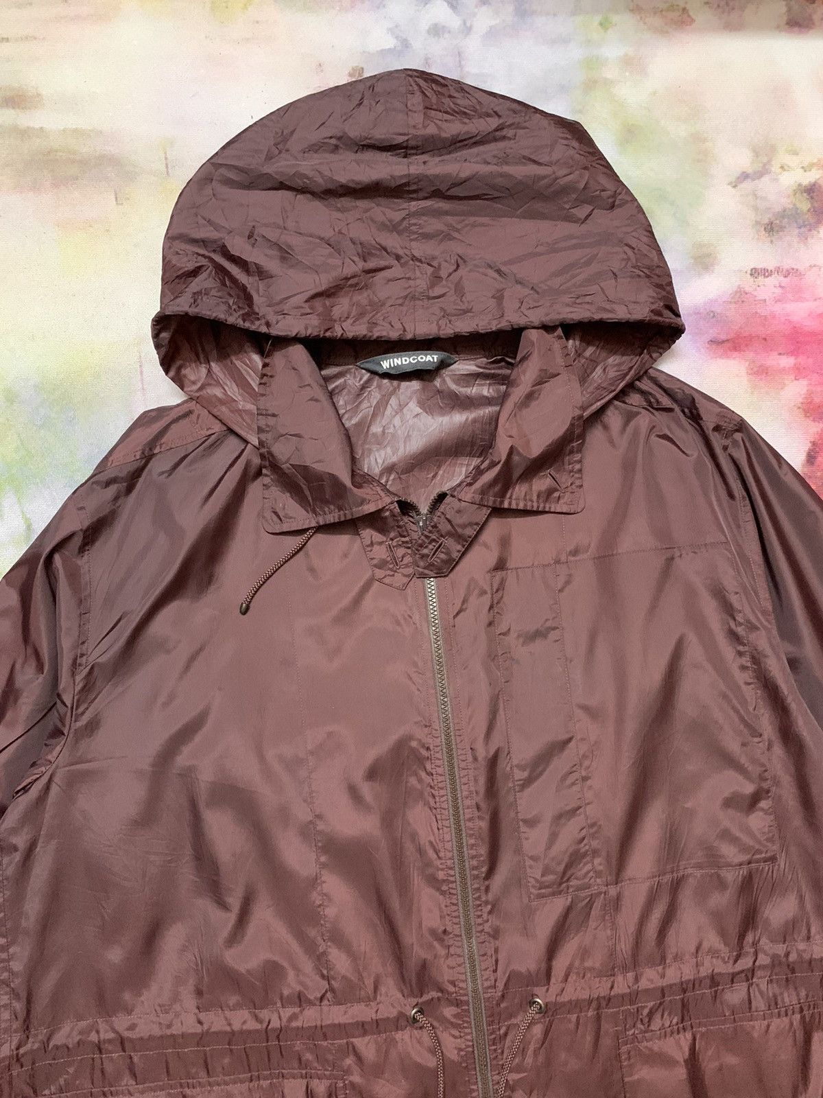Issey Miyake ISSEY MIYAKE WINDCOAT FOLDABLE PARKA OVERSIZED PLUM Size US L / EU 52-54 / 3 - 5 Thumbnail