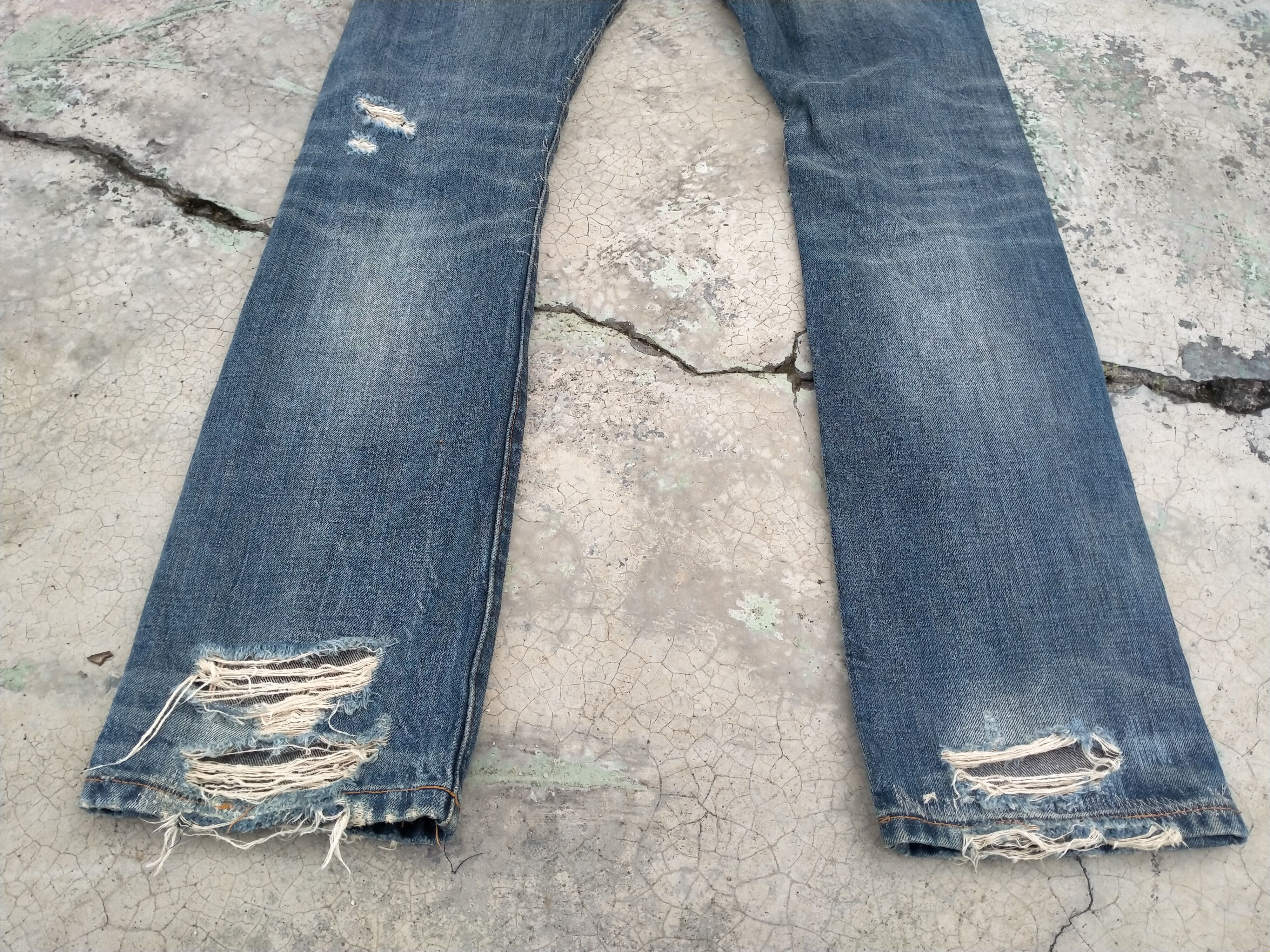 Japanese Brand Distressed boro sashiko style by Cult of individuality Denim Size US 32 / EU 48 - 17 Thumbnail