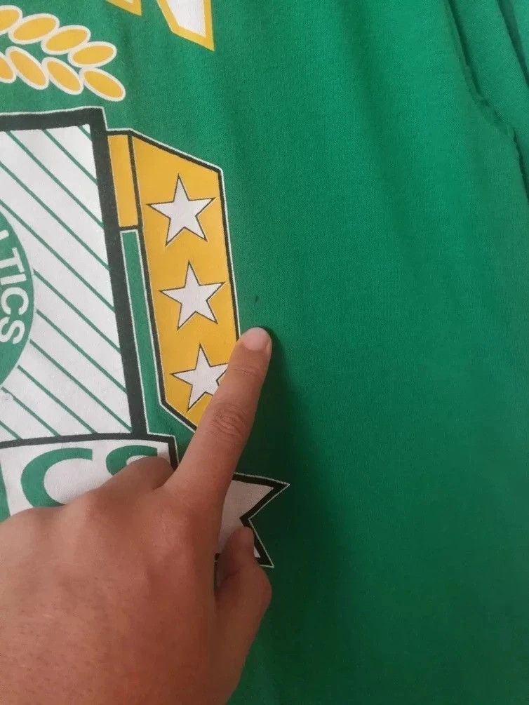 NBA × Vintage Vintage 90s Boston Celtics Nba Basketball Tshirt Size US L / EU 52-54 / 3 - 5 Thumbnail