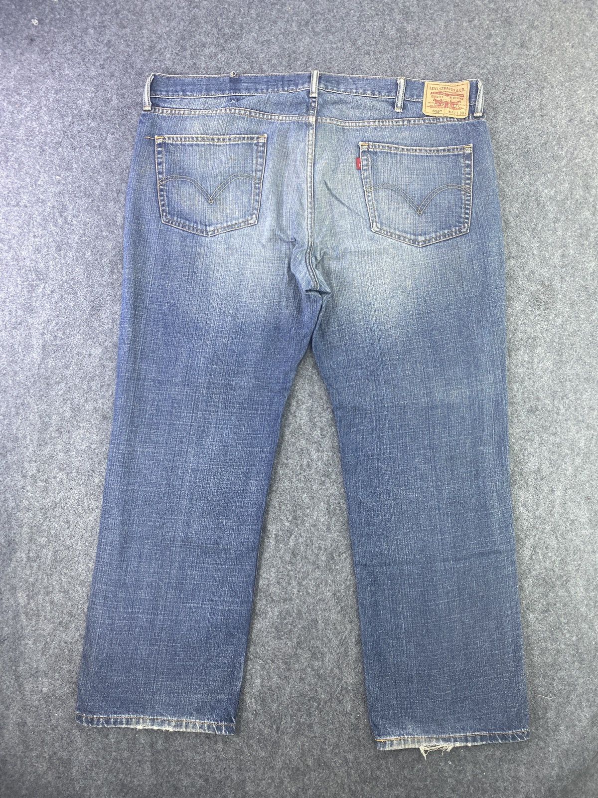 Levi's Big Saiz 46" Vintage Levi's 559 Blue Wash Jeans - J578 Size US 44 / EU 60 - 2 Thumbnail