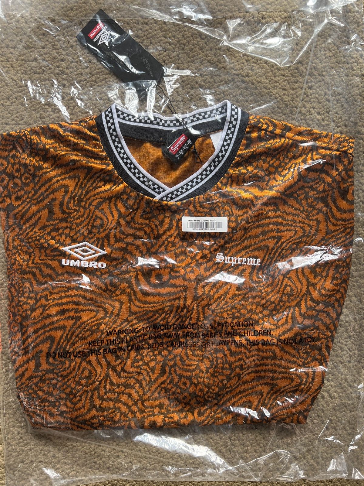 Supreme Supreme umbro jacquard animal jersey | Grailed