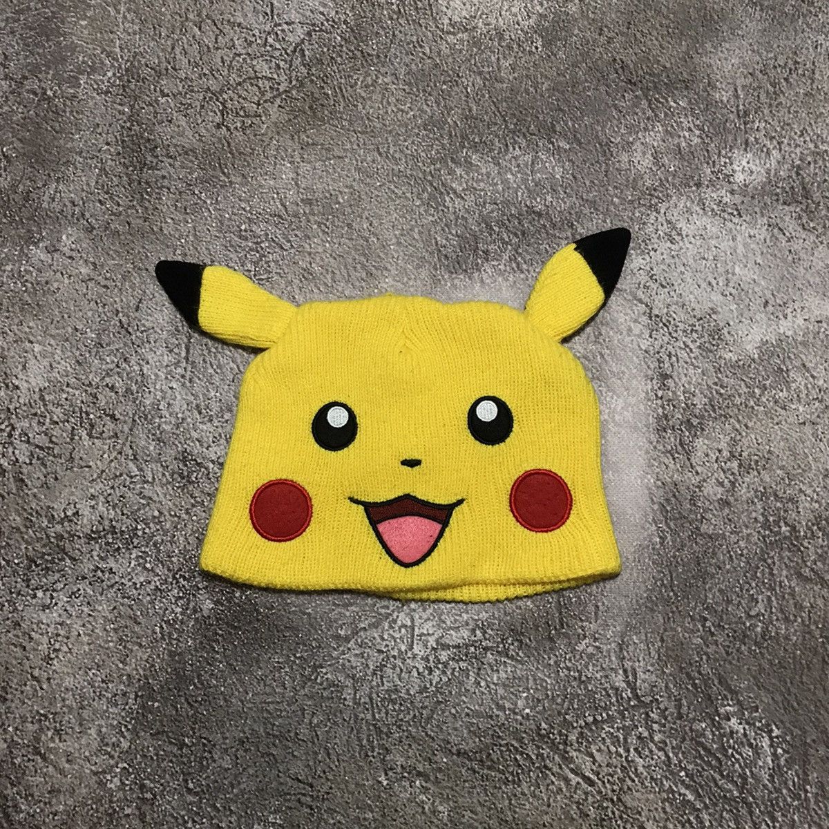 Vintage Vintage 90s Pokemon Pikachu Beanie Hat Yellow Streetwear OS Size ONE SIZE - 1 Thumbnail