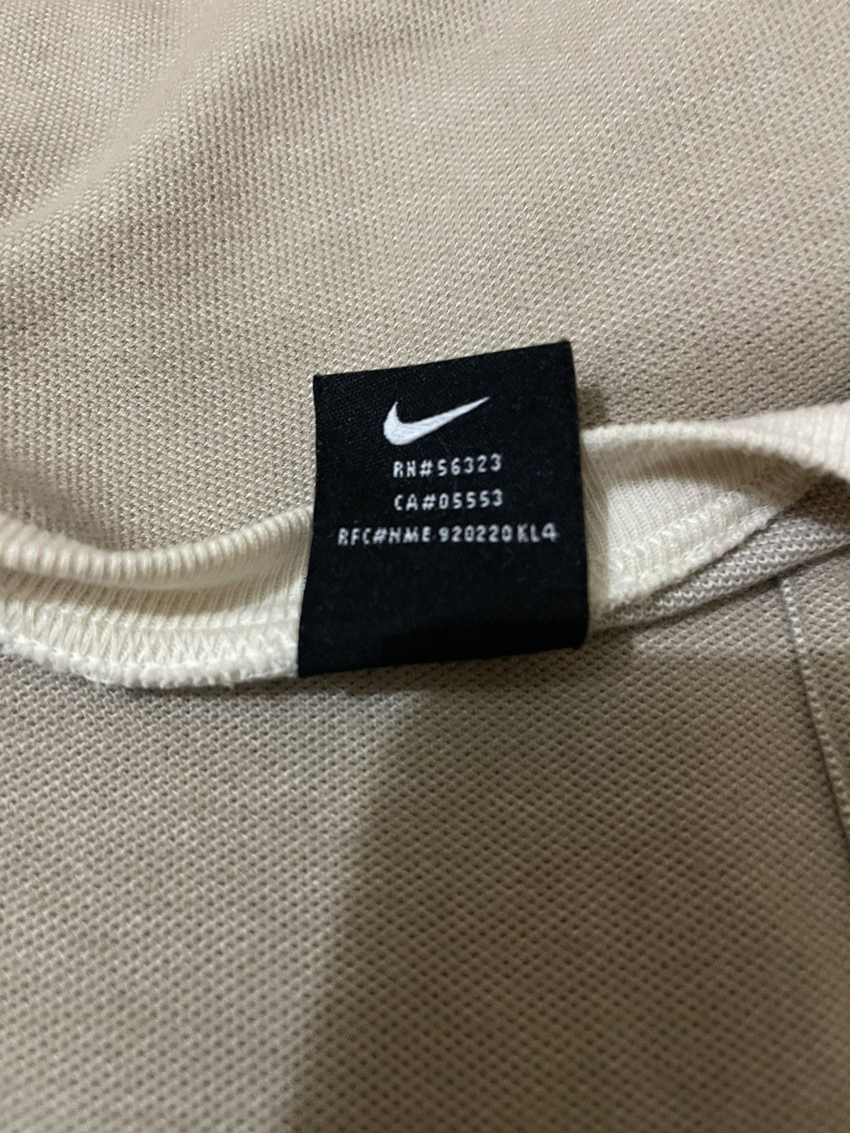 Nike × Vintage Nike vneck tshirt swoosh logo embroidered logo Size US L / EU 52-54 / 3 - 9 Thumbnail
