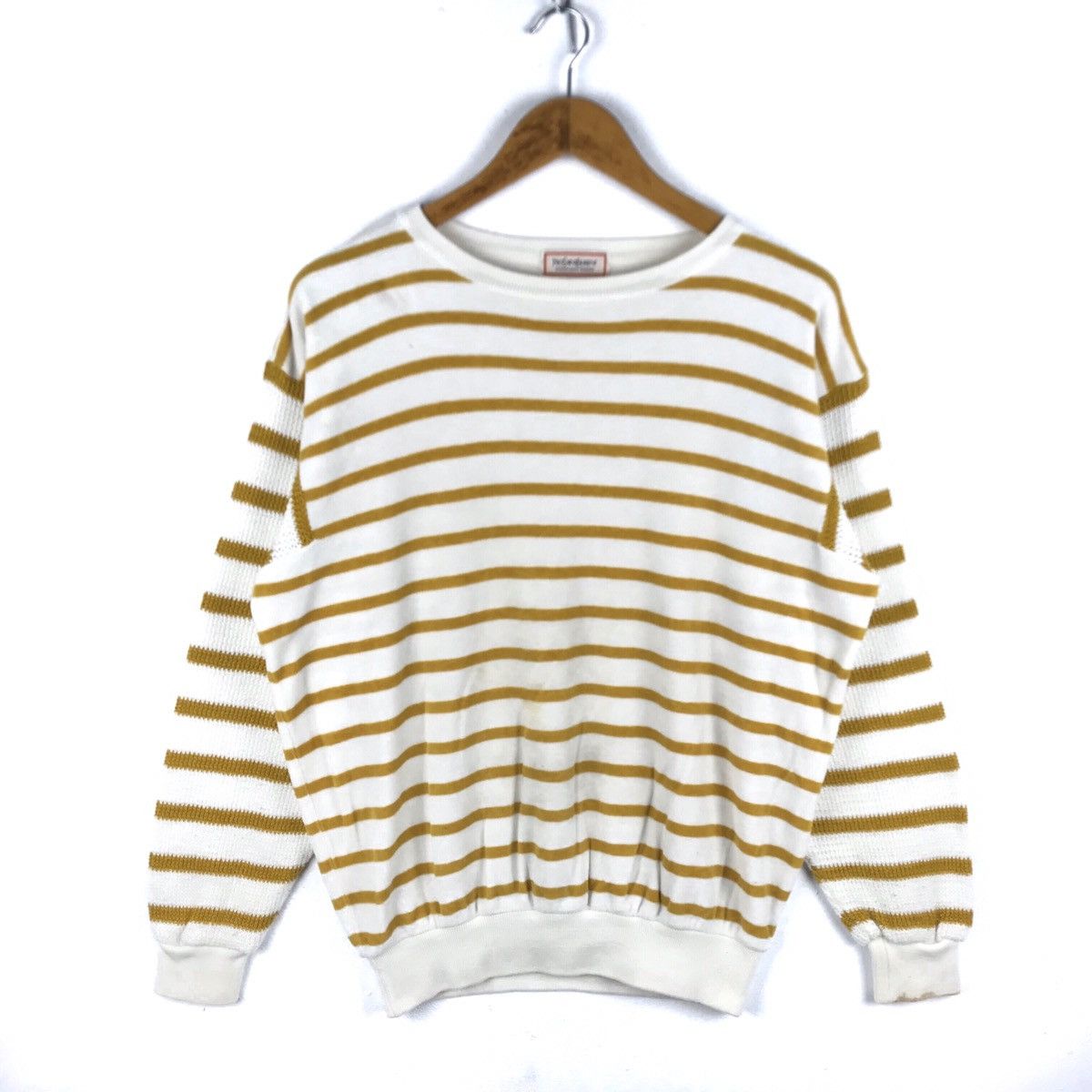 Yves Saint Laurent Vintage Yves Saint Lauren Velvet Sweatshirt Ysl Knitwear Size US M / EU 48-50 / 2 - 1 Thumbnail