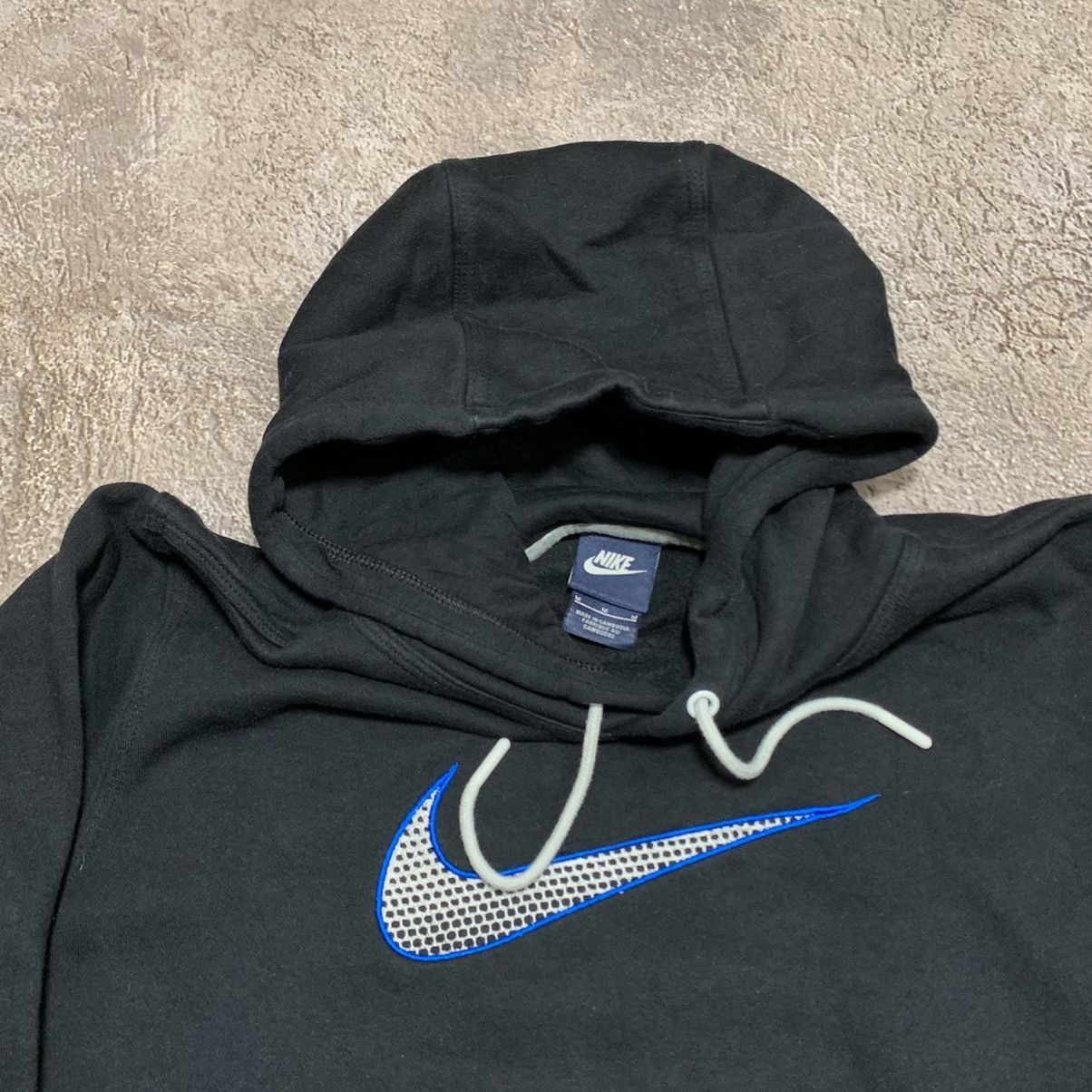 Vintage Vintage 90s Nike Swoosh Embroidered Hoodie Streetwear Slim M Size US M / EU 48-50 / 2 - 6 Thumbnail