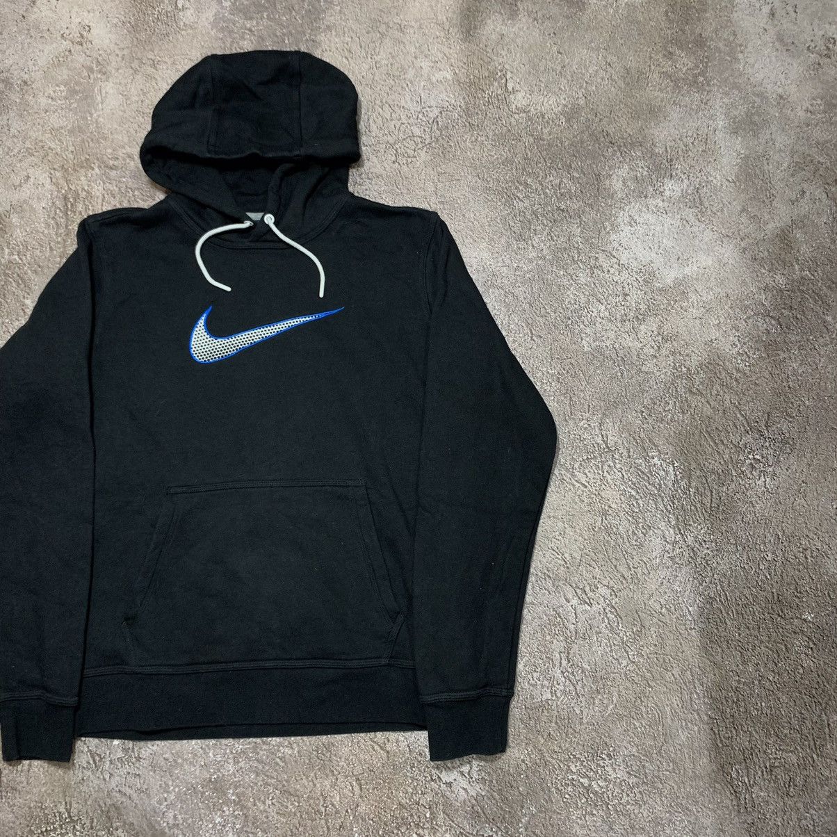 Vintage Vintage 90s Nike Swoosh Embroidered Hoodie Streetwear Slim M Size US M / EU 48-50 / 2 - 2 Thumbnail