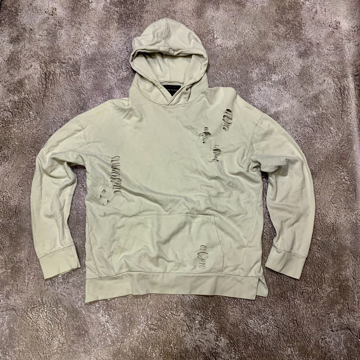 Vintage Vintage Y2K Distressed All Over Print Hoodie Streetwear XL Size US XL / EU 56 / 4 - 1 Thumbnail