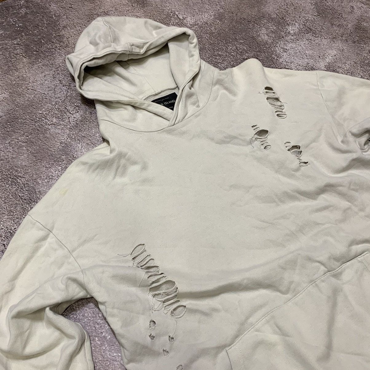 Vintage Vintage Y2K Distressed All Over Print Hoodie Streetwear XL Size US XL / EU 56 / 4 - 4 Thumbnail