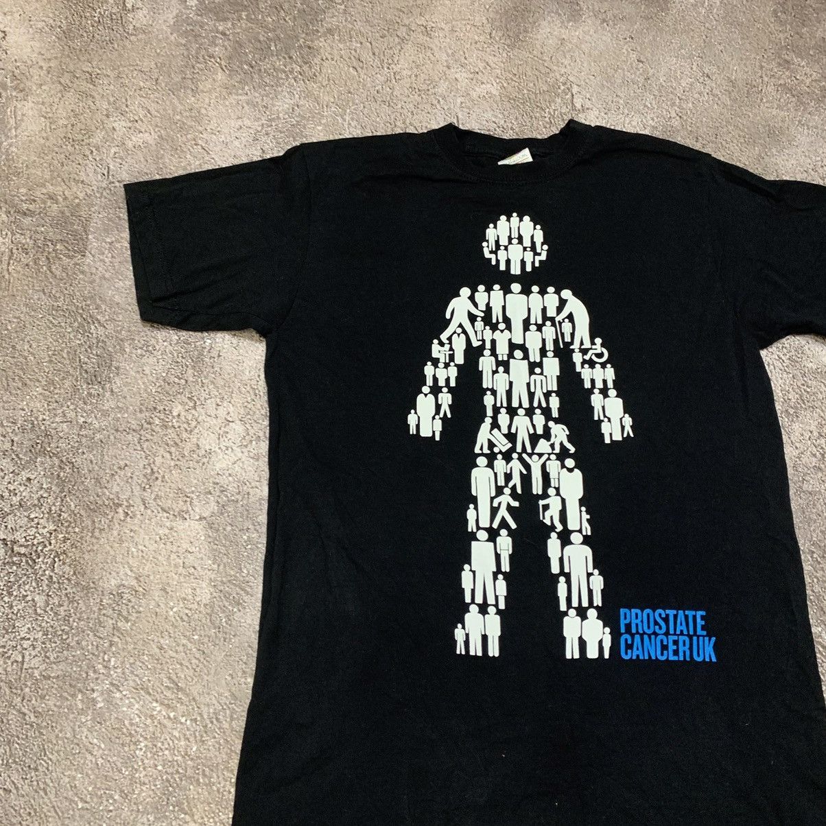 Vintage Vintage 90s Graphic Tee Prostate Cancer Awareness Streetwear Size US M / EU 48-50 / 2 - 3 Thumbnail