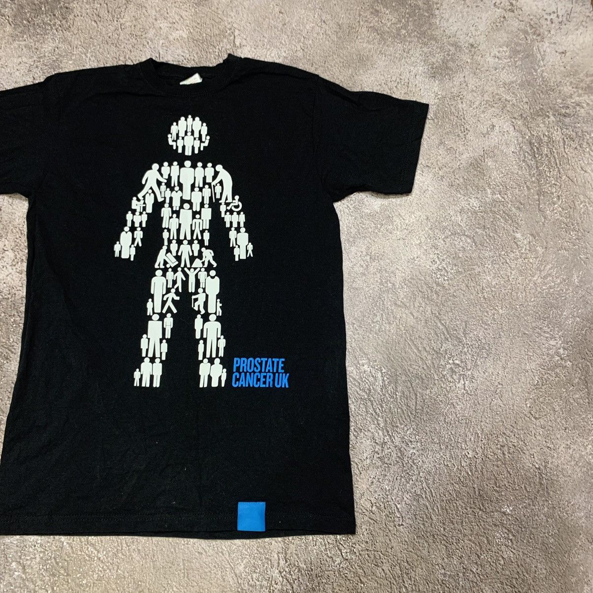 Vintage Vintage 90s Graphic Tee Prostate Cancer Awareness Streetwear Size US M / EU 48-50 / 2 - 2 Thumbnail