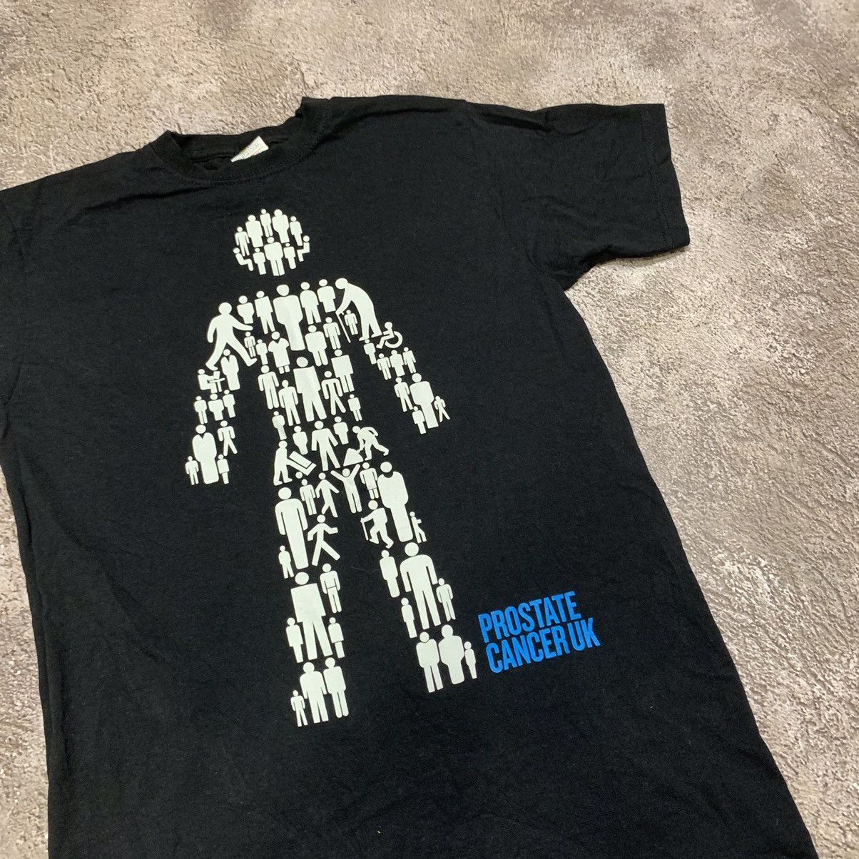 Vintage Vintage 90s Graphic Tee Prostate Cancer Awareness Streetwear Size US M / EU 48-50 / 2 - 4 Thumbnail
