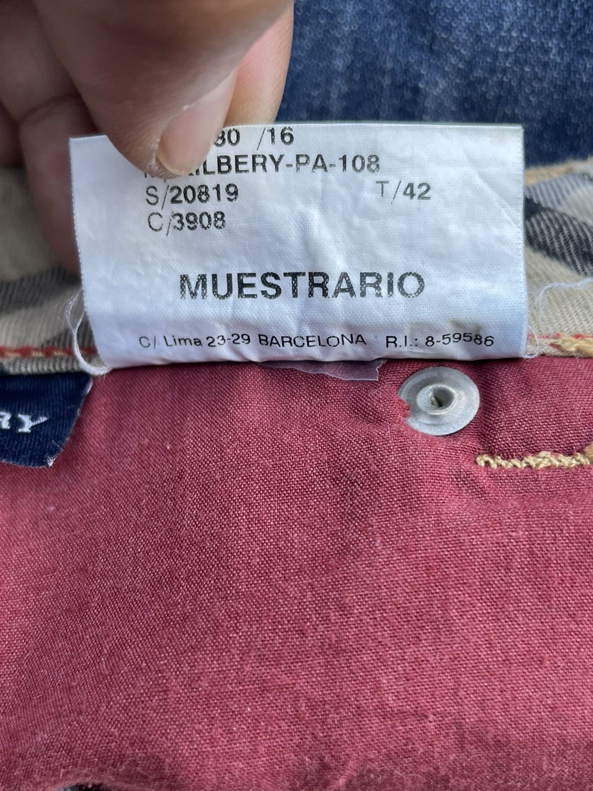 Burberry Vintage Burberry London Denim Size US 33 - 11 Thumbnail
