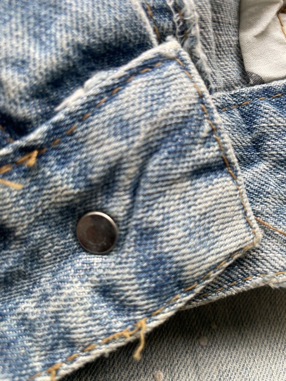 Japanese Brand Jewel Avira Faded Wash Distressed Denim Size US 32 / EU 48 - 16 Thumbnail