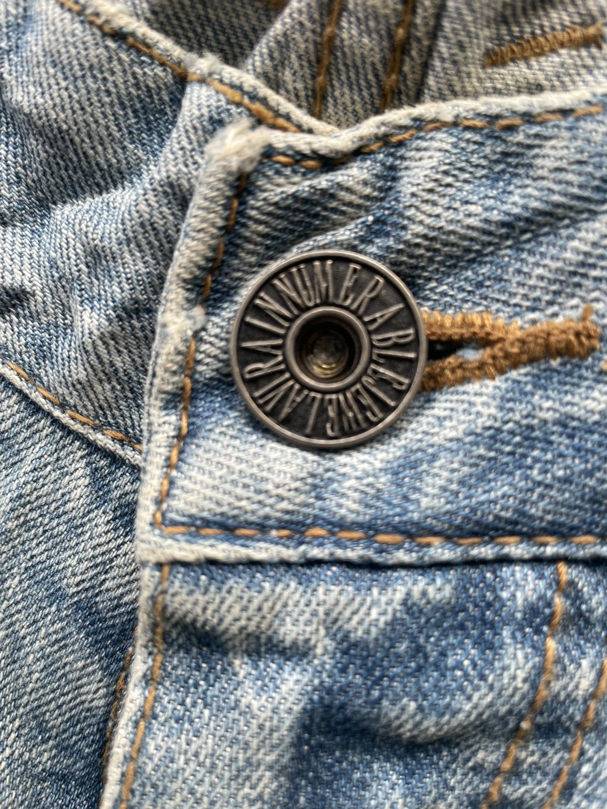 Japanese Brand Jewel Avira Faded Wash Distressed Denim Size US 32 / EU 48 - 17 Thumbnail