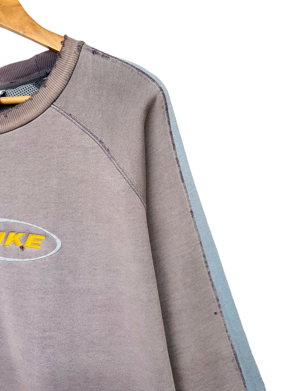 Vintage Vintage 90s Nike Spellout Baggy Sweatshirt Distressed Size US M / EU 48-50 / 2 - 7 Thumbnail