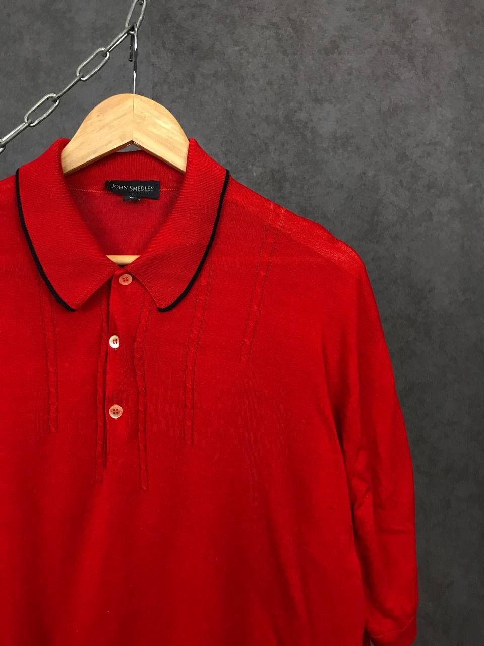 John Smedley John Smedley luxury streetwear designer polo tee Size US XL / EU 56 / 4 - 2 Thumbnail