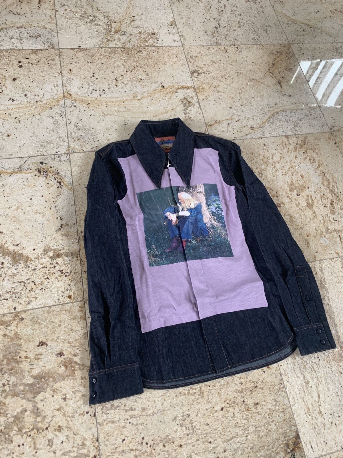 Acne Studios BK-MN-SHIR Print Button Up Size US M / EU 48-50 / 2 - 4 Thumbnail